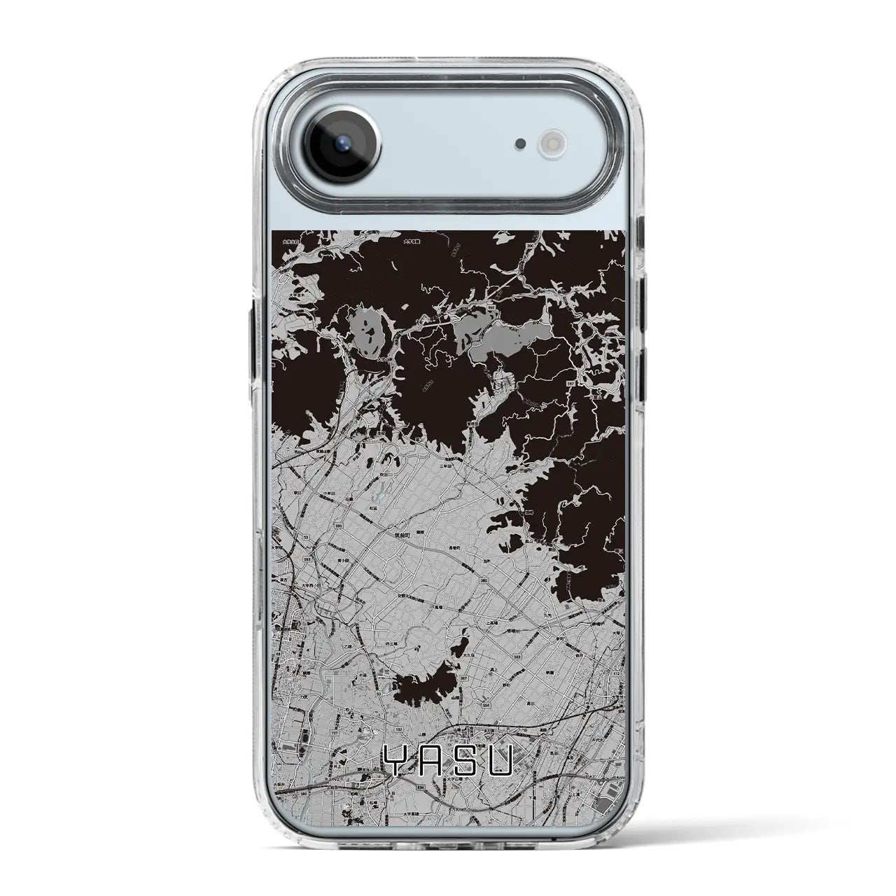 【夜須(福岡県)】地図柄iPhoneケース(MagSafeタイプ)