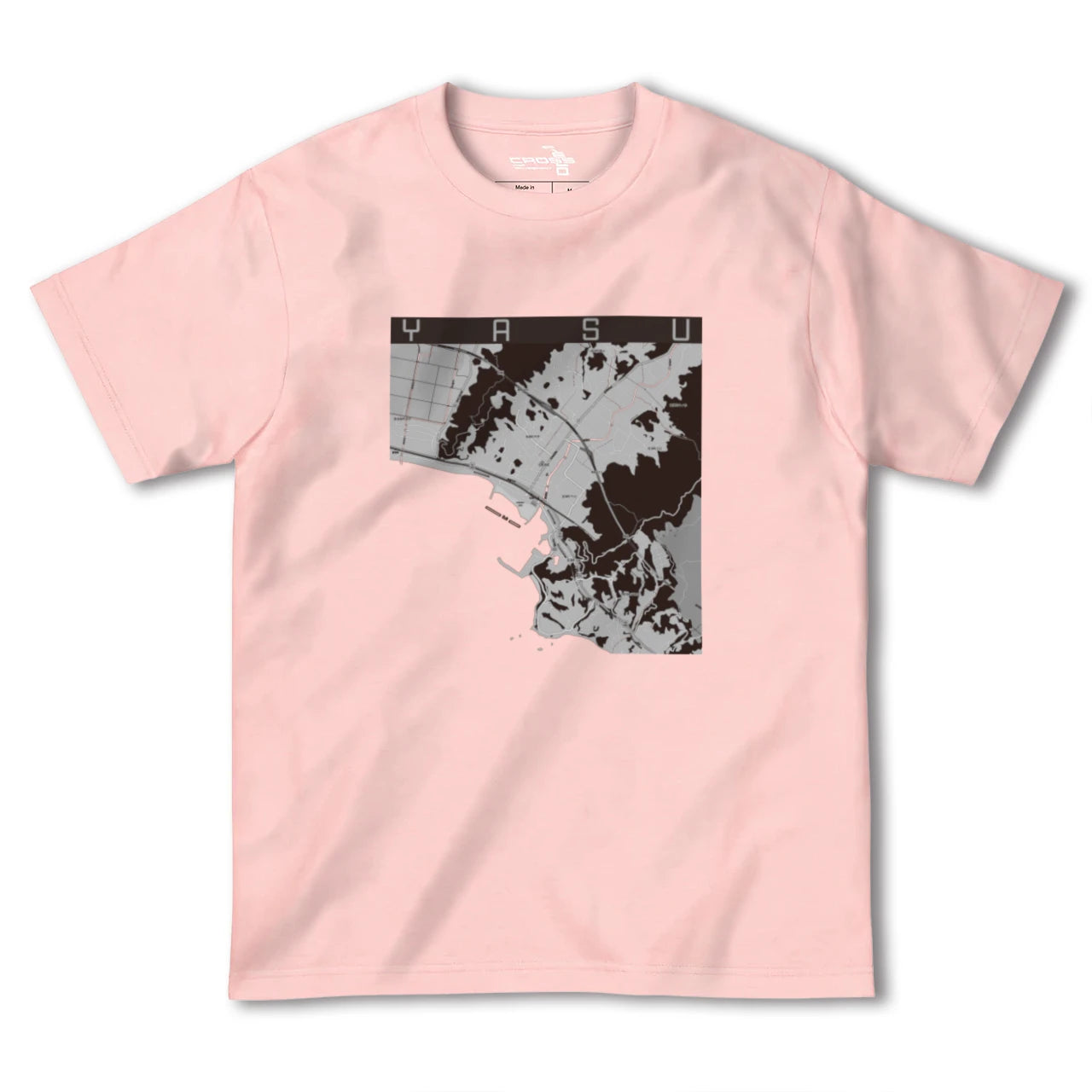 【夜須(高知県)(高知県)】地図柄ヘビーウェイトTシャツ