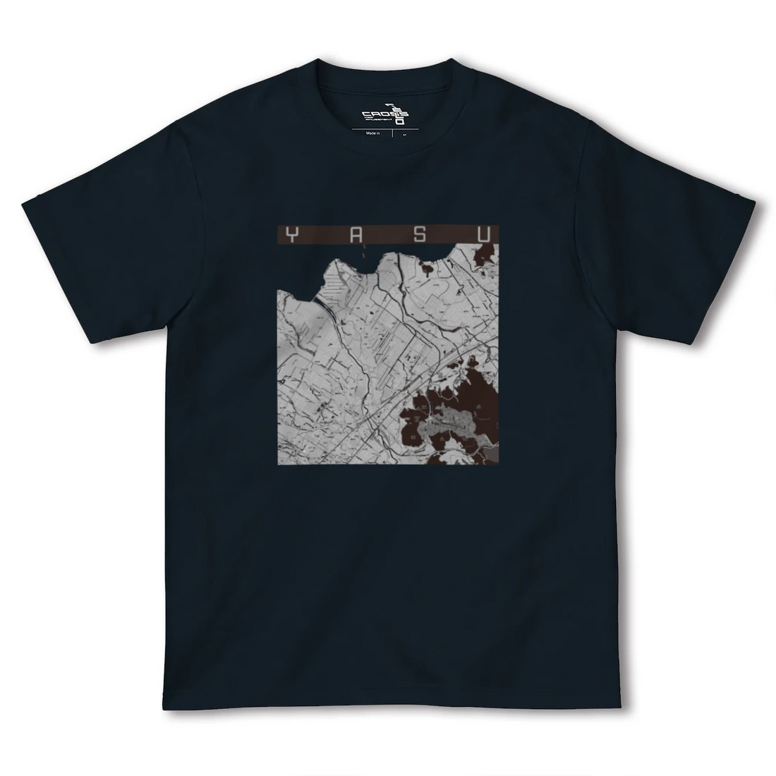 【野洲(滋賀県)】地図柄ヘビーウェイトTシャツ