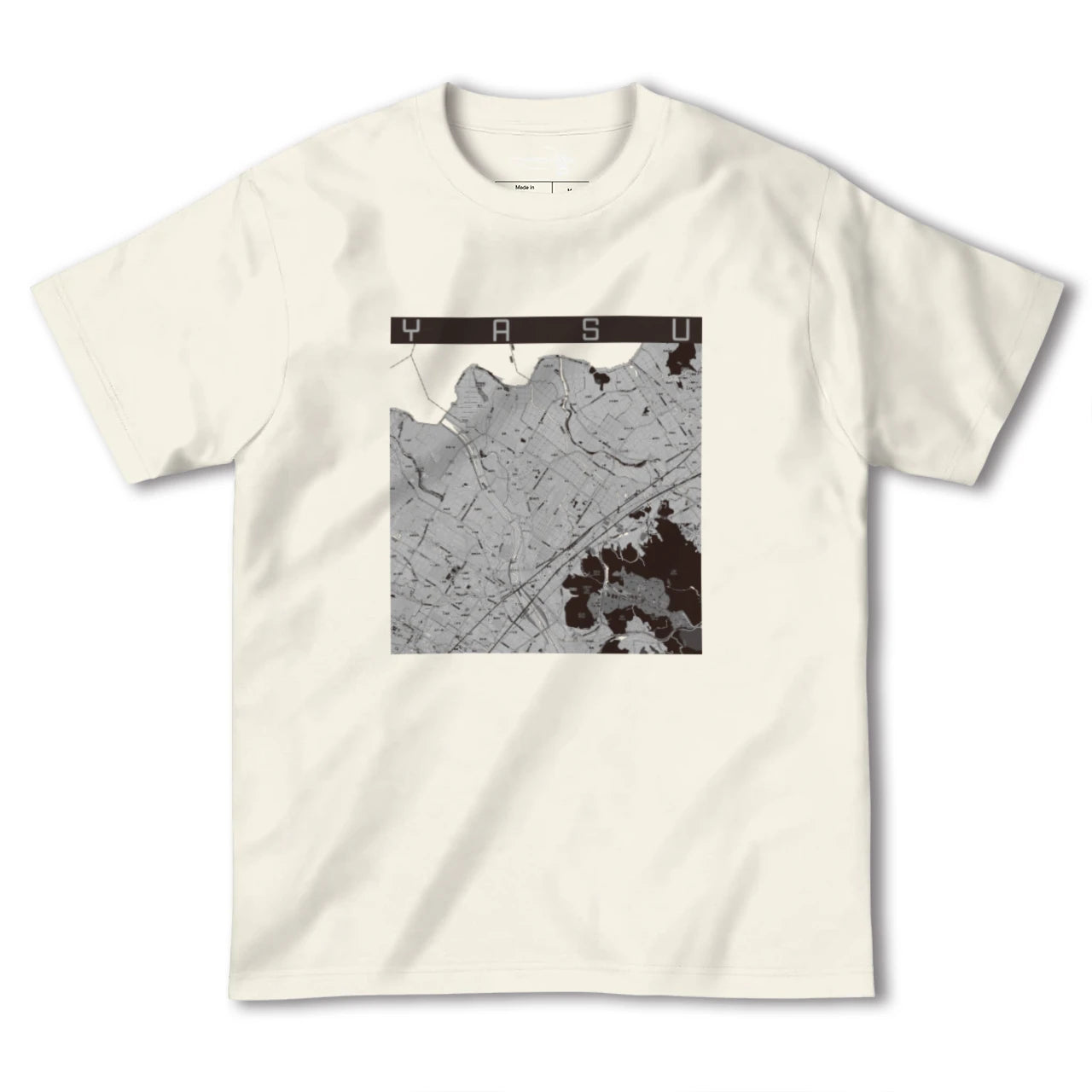 【野洲(滋賀県)】地図柄ヘビーウェイトTシャツ
