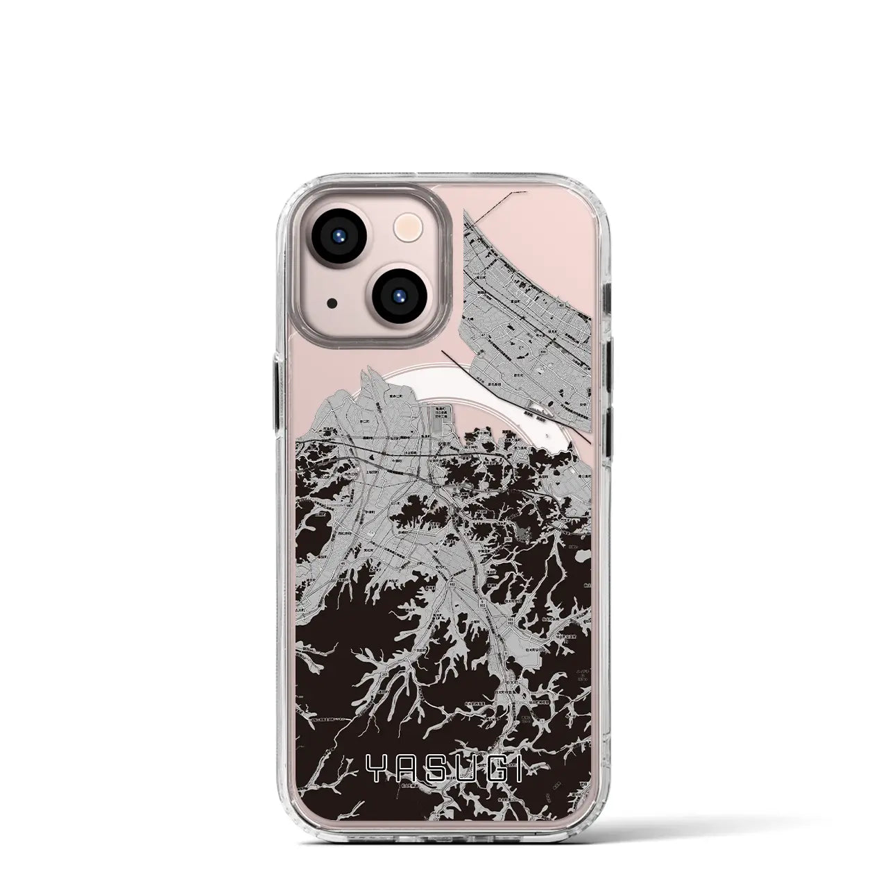 【安来(島根県)】地図柄iPhoneケース(MagSafeタイプ)