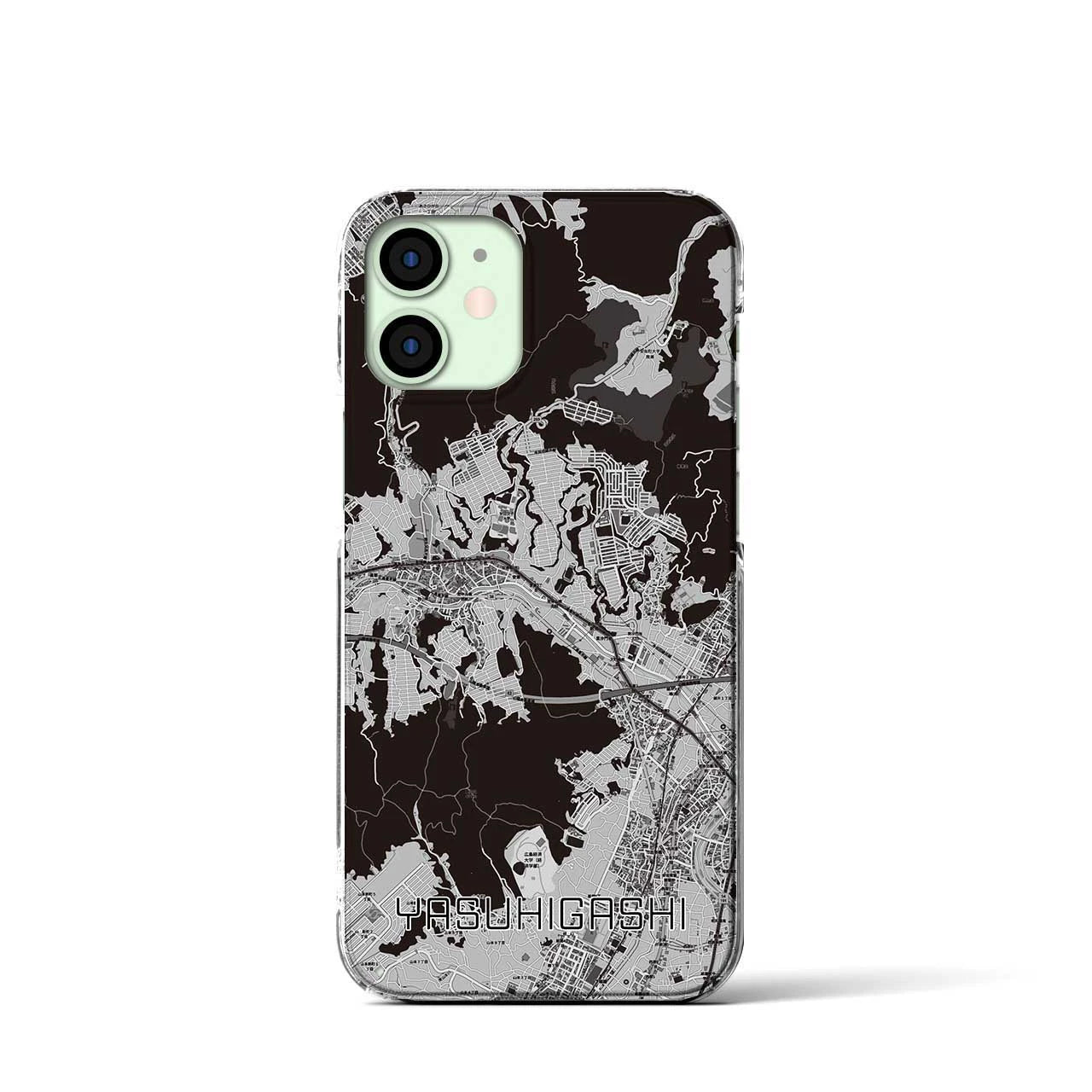 【安東(広島県)】地図柄iPhoneケース(クリアタイプ)