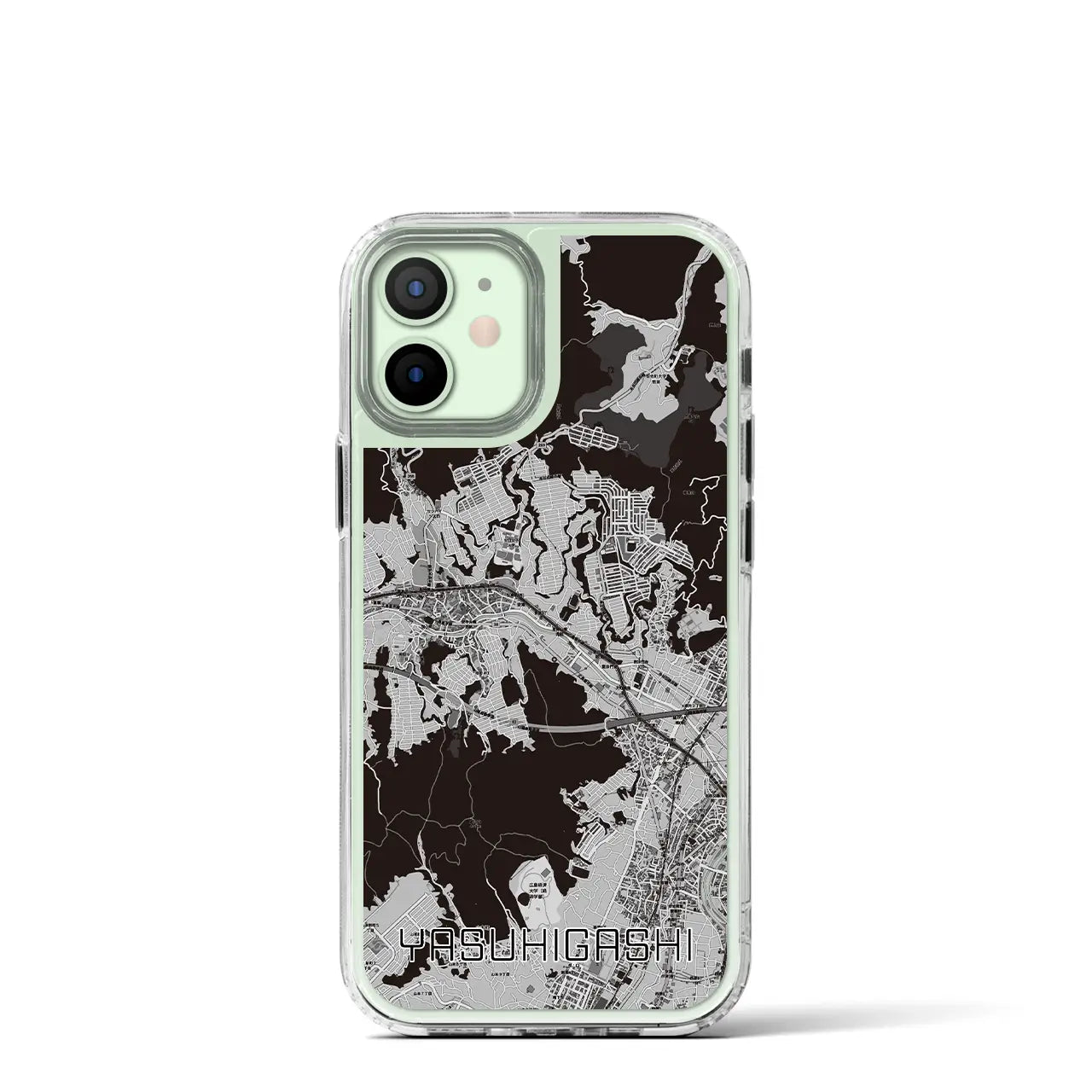 【安東(広島県)】地図柄iPhoneケース(MagSafeタイプ)