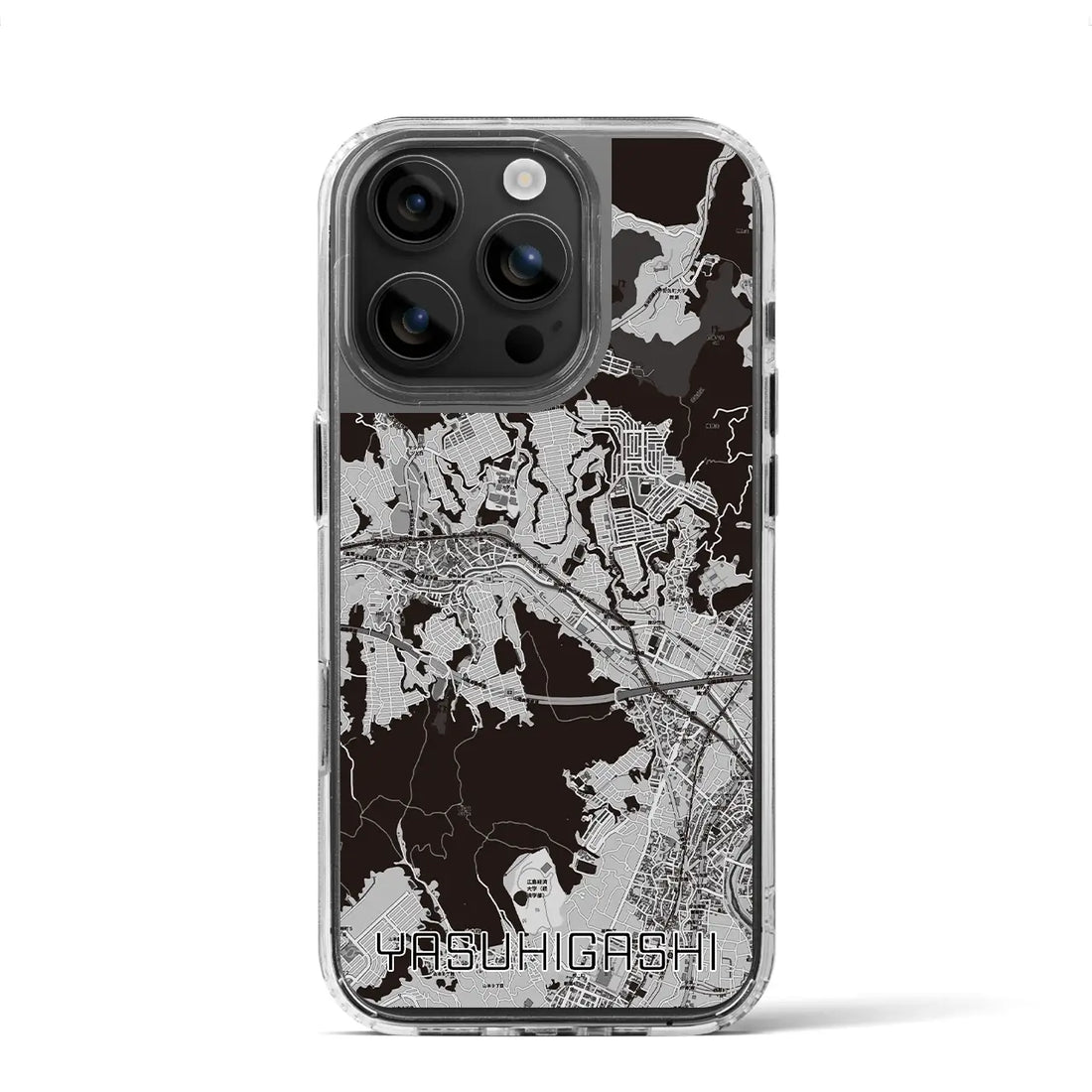 【安東(広島県)】地図柄iPhoneケース(MagSafeタイプ)