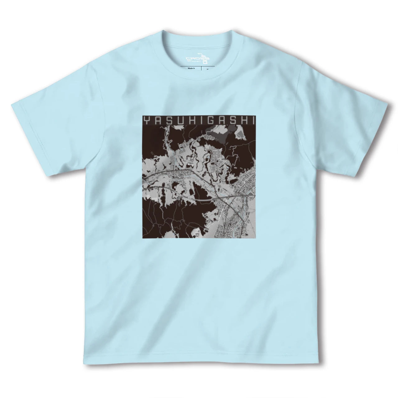【安東(広島県)】地図柄ヘビーウェイトTシャツ