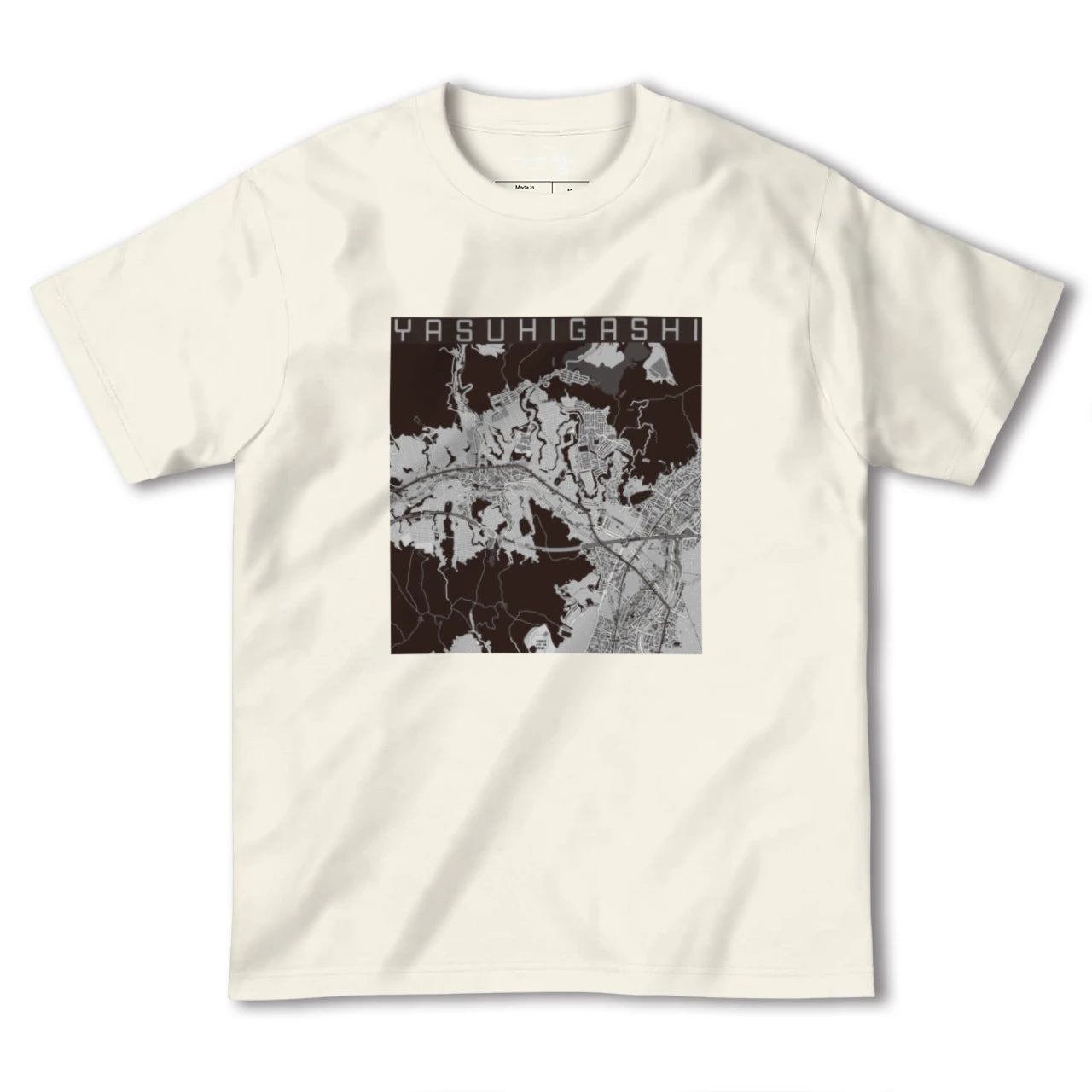 【安東(広島県)】地図柄ヘビーウェイトTシャツ