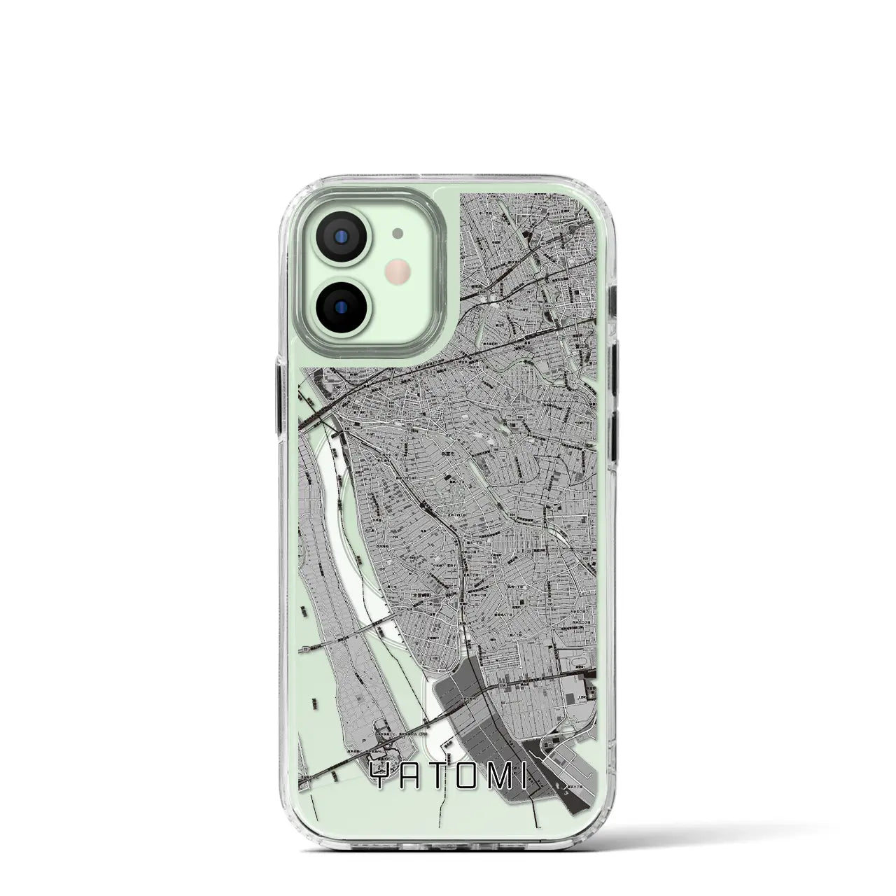 【弥富(愛知県)】地図柄iPhoneケース(MagSafeタイプ)