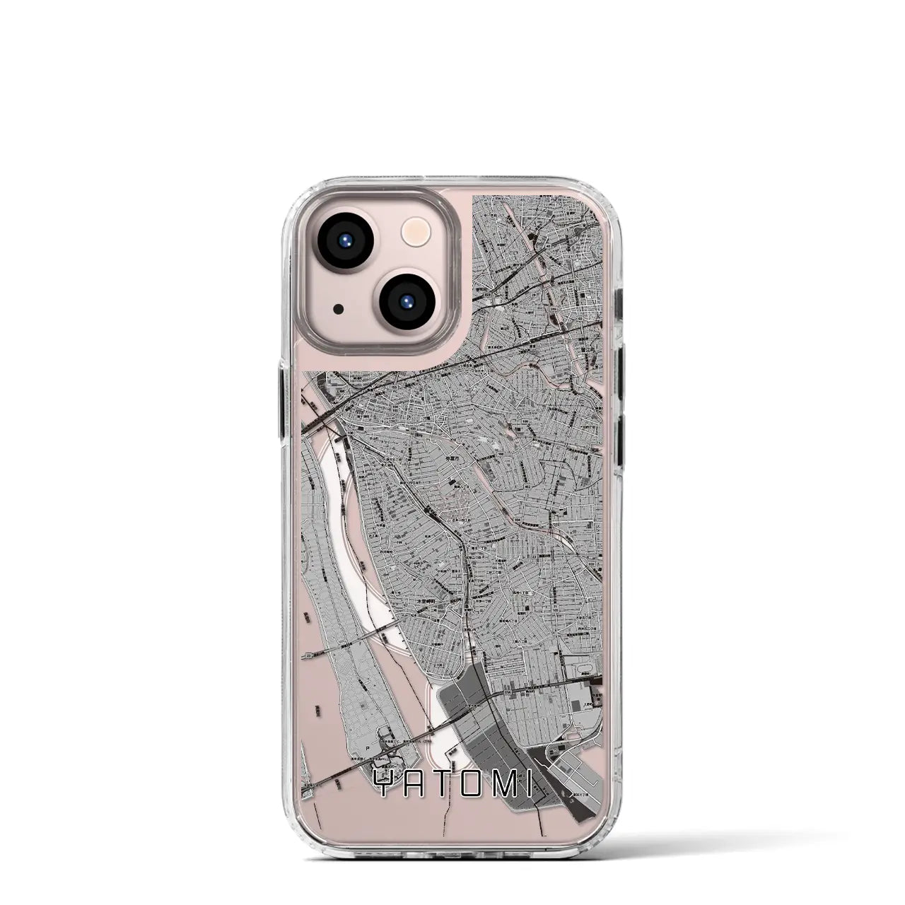【弥富(愛知県)】地図柄iPhoneケース(MagSafeタイプ)