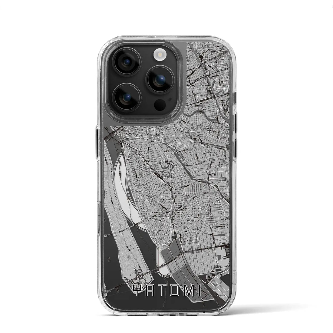 【弥富(愛知県)】地図柄iPhoneケース(MagSafeタイプ)