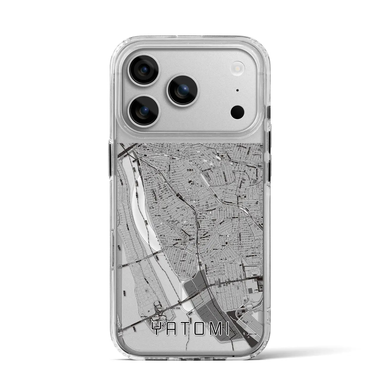 【弥富(愛知県)】地図柄iPhoneケース(MagSafeタイプ)