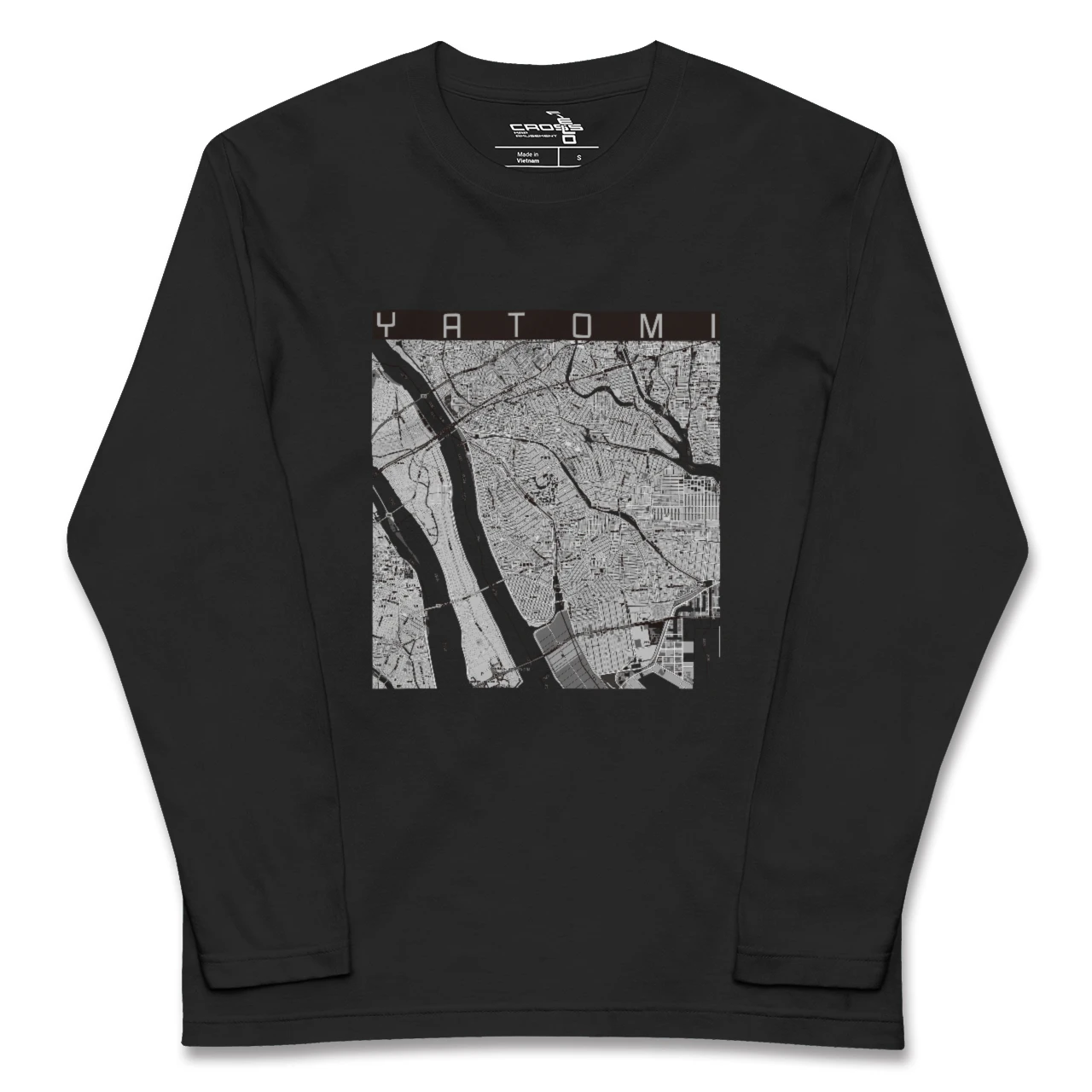 【弥富(愛知県)】地図柄ロングスリーブTシャツ