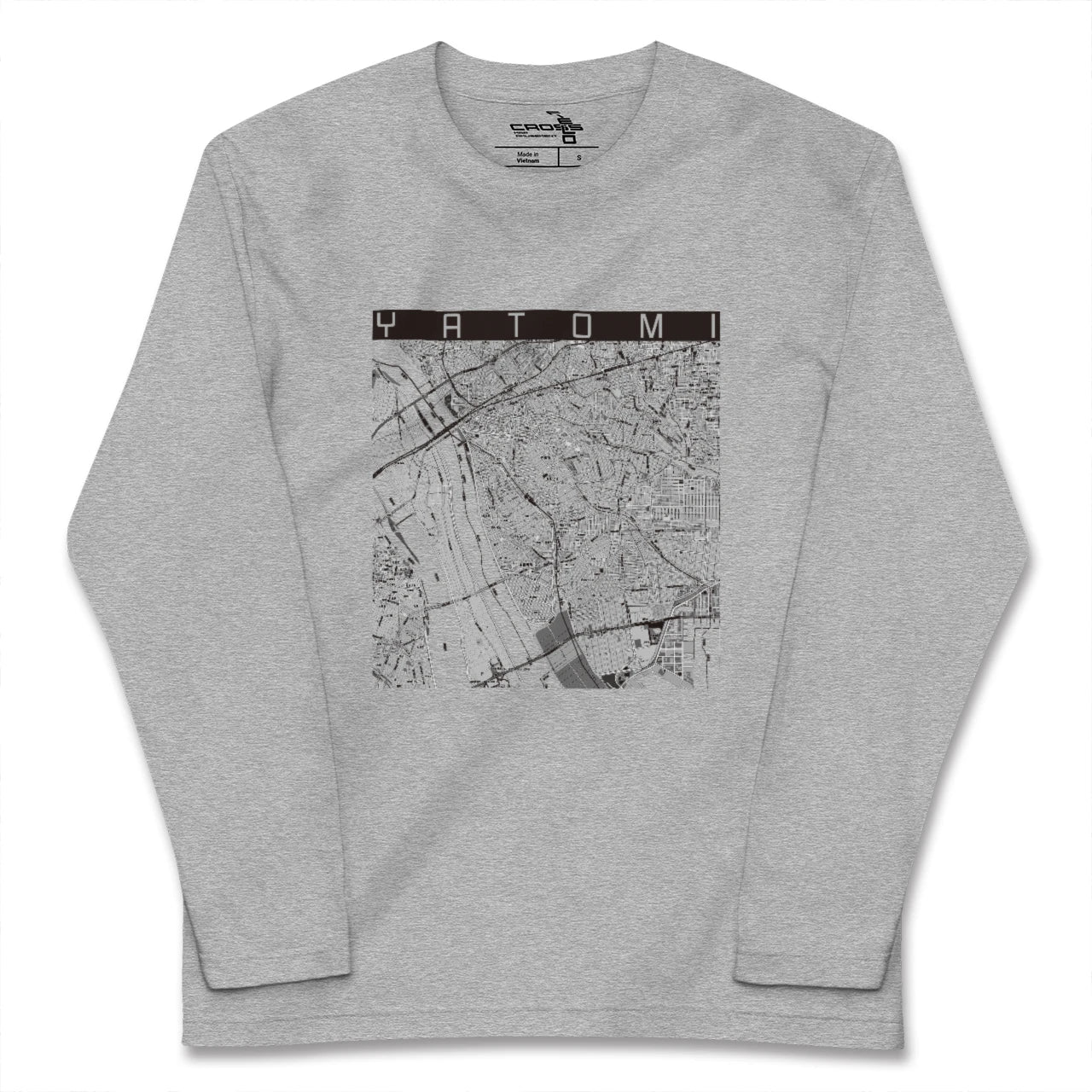 【弥富(愛知県)】地図柄ロングスリーブTシャツ