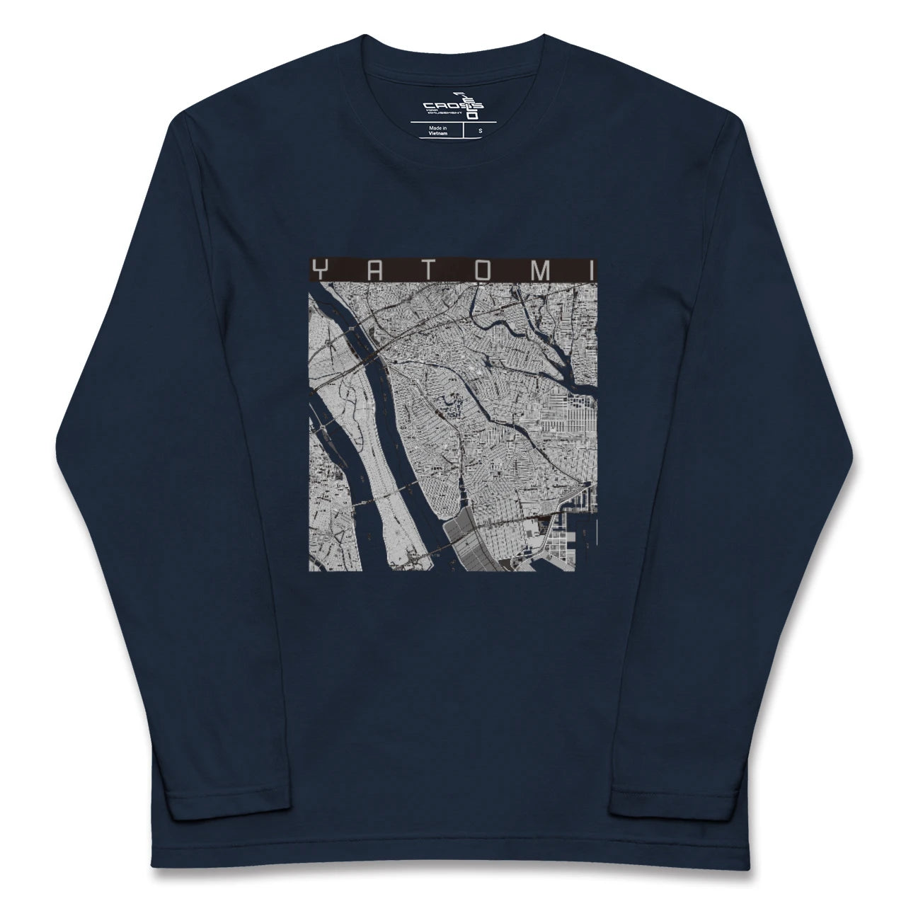 【弥富(愛知県)】地図柄ロングスリーブTシャツ