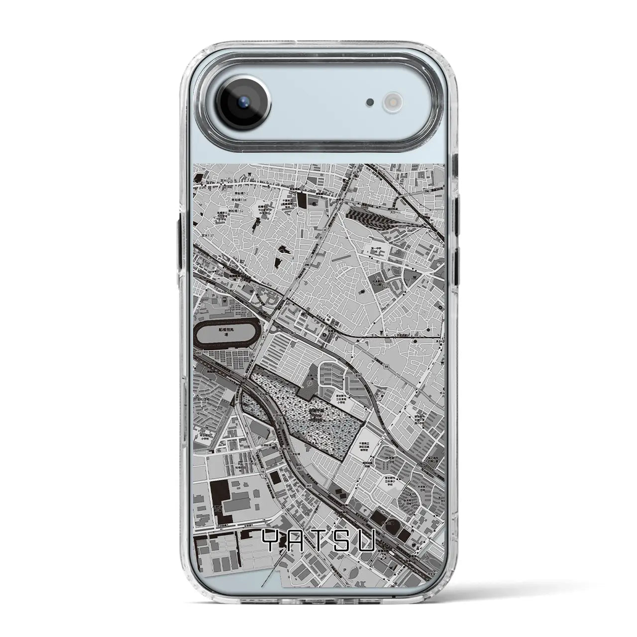 【谷津(千葉県)】地図柄iPhoneケース(MagSafeタイプ)