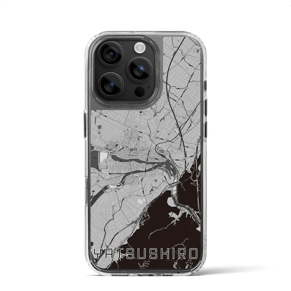 【八代(熊本県)】地図柄iPhoneケース(MagSafeタイプ)