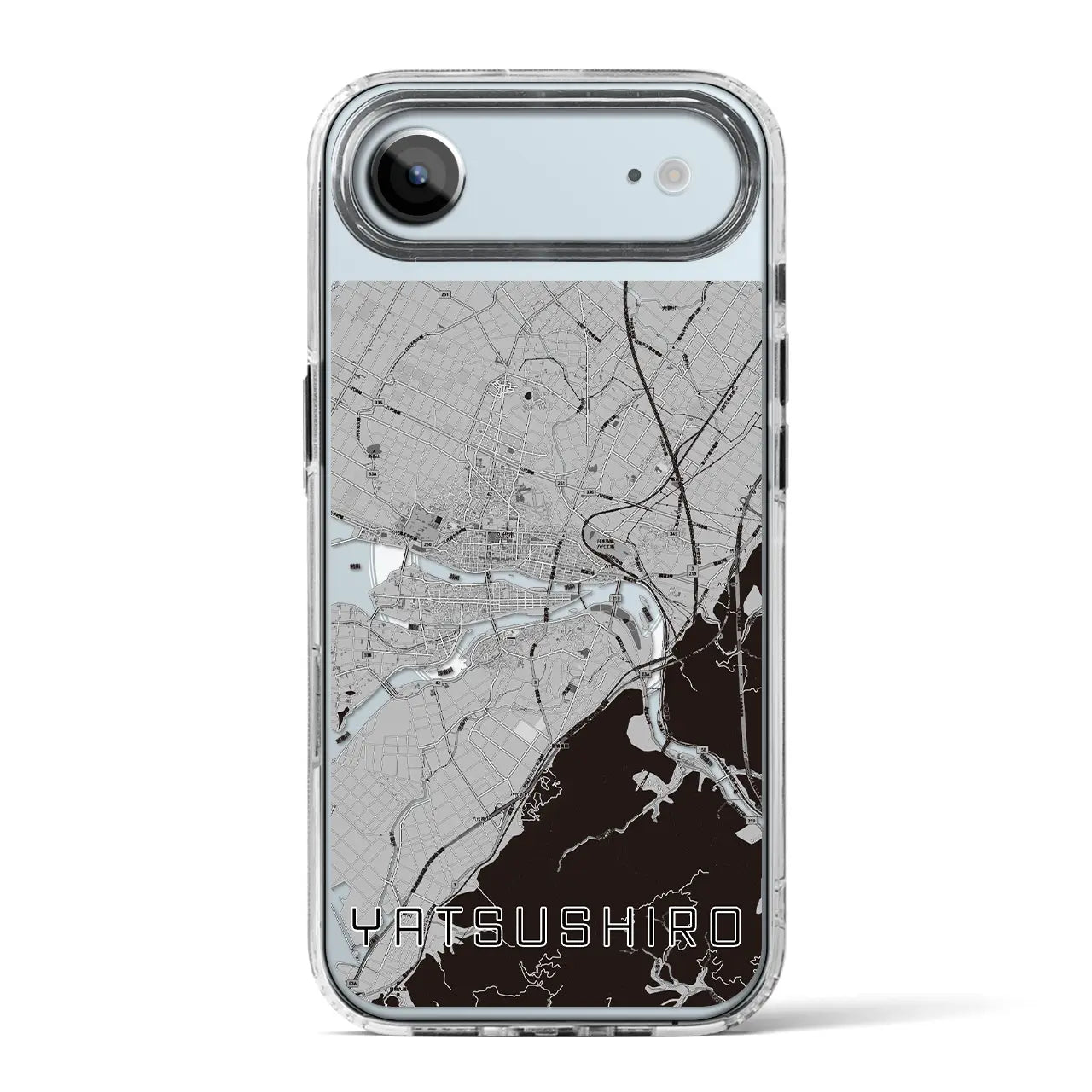 【八代(熊本県)】地図柄iPhoneケース(MagSafeタイプ)