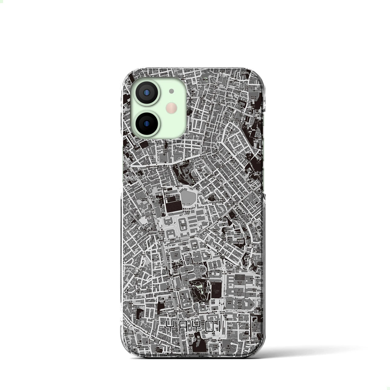 【弥生(東京都)】地図柄iPhoneケース(クリアタイプ)