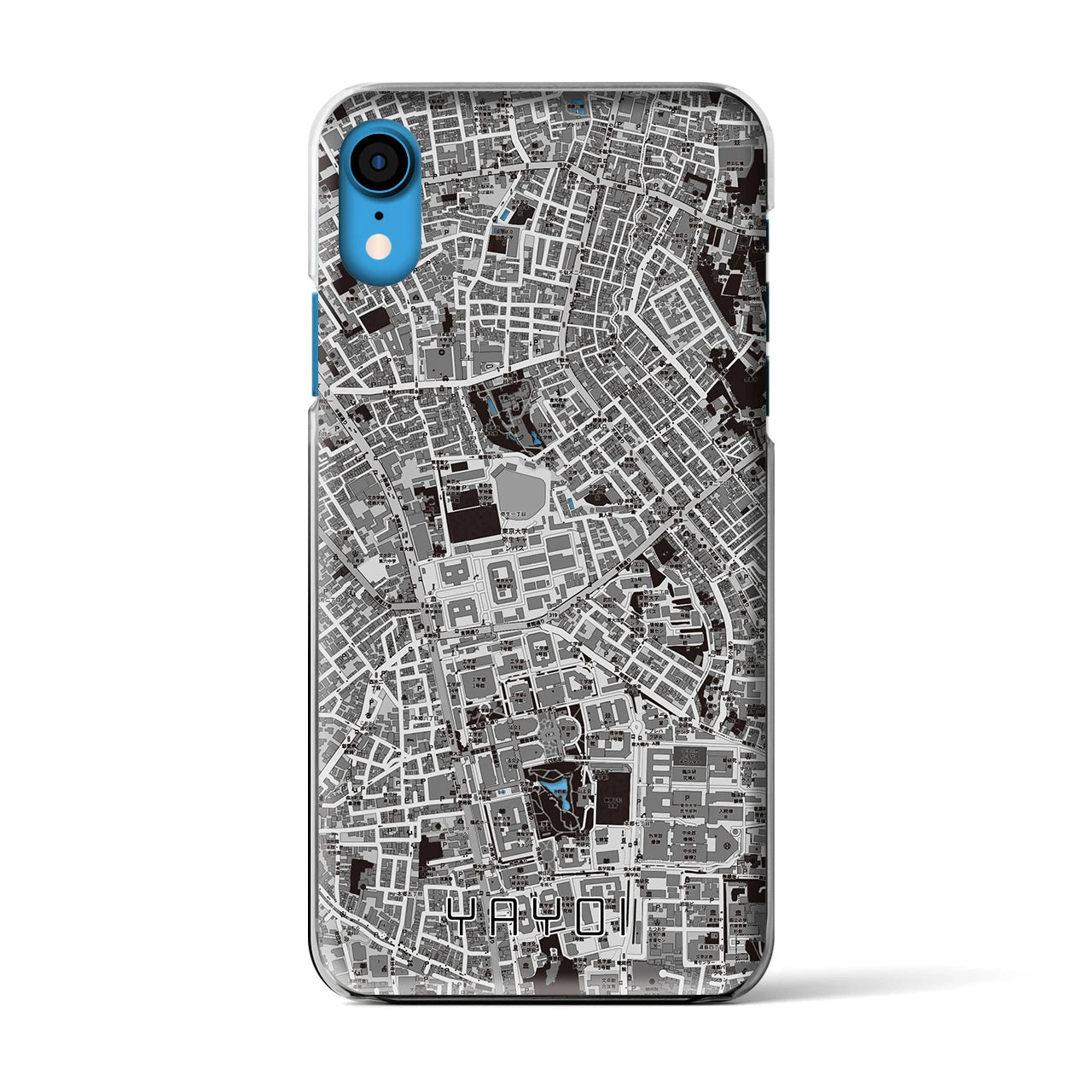 【弥生(東京都)】地図柄iPhoneケース(クリアタイプ)