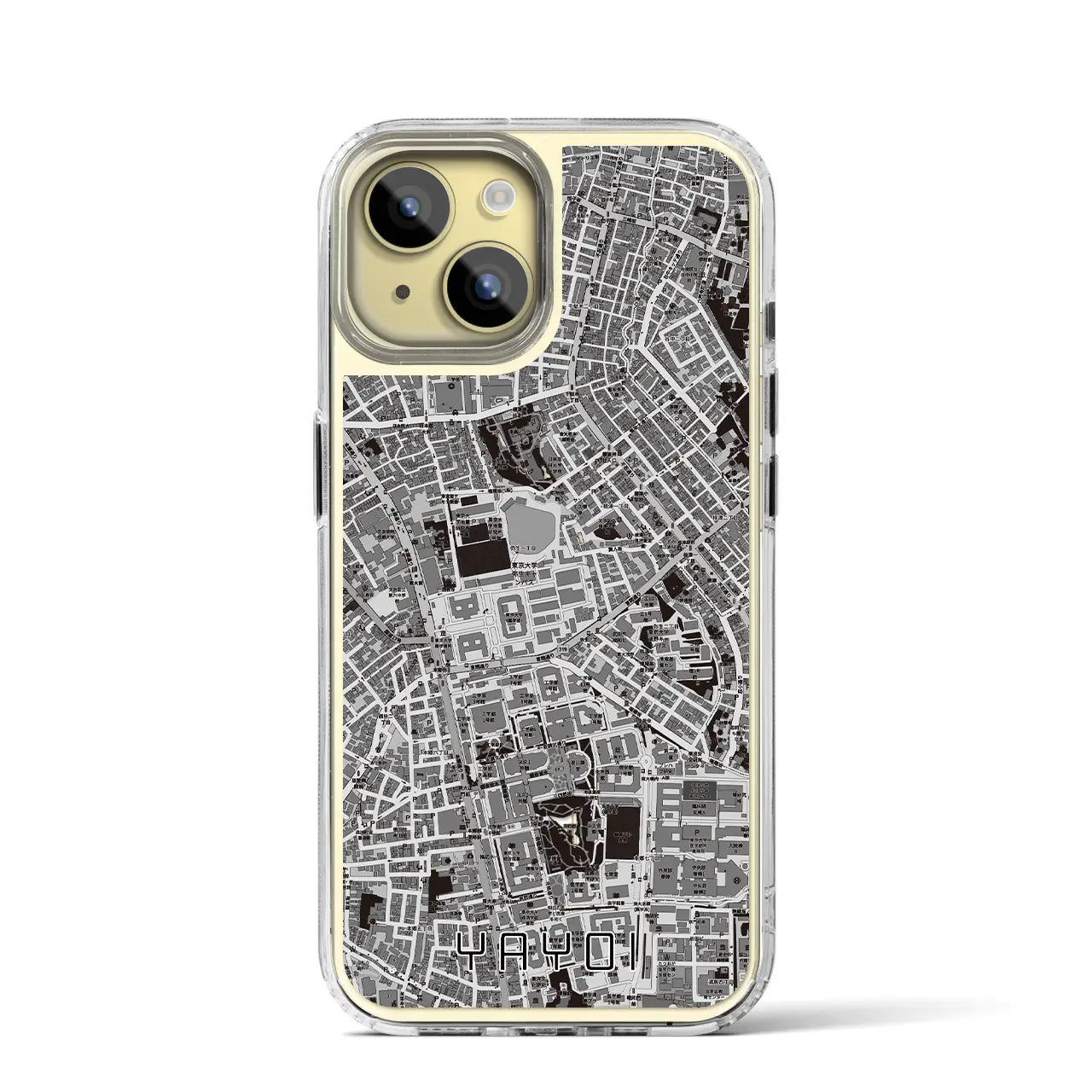 【弥生(東京都)】地図柄iPhoneケース(MagSafeタイプ)