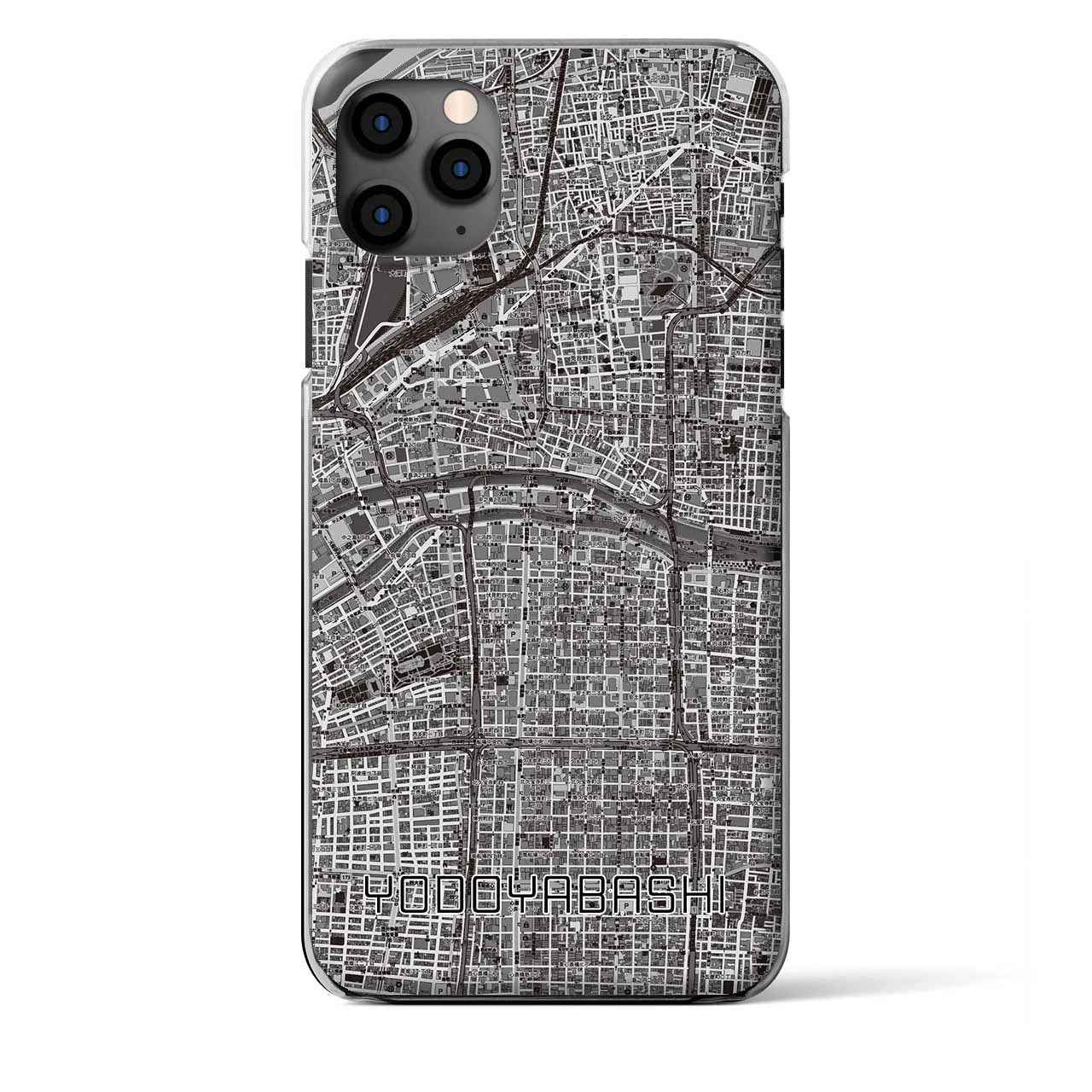 【淀屋橋(大阪府)】地図柄iPhoneケース(クリアタイプ)
