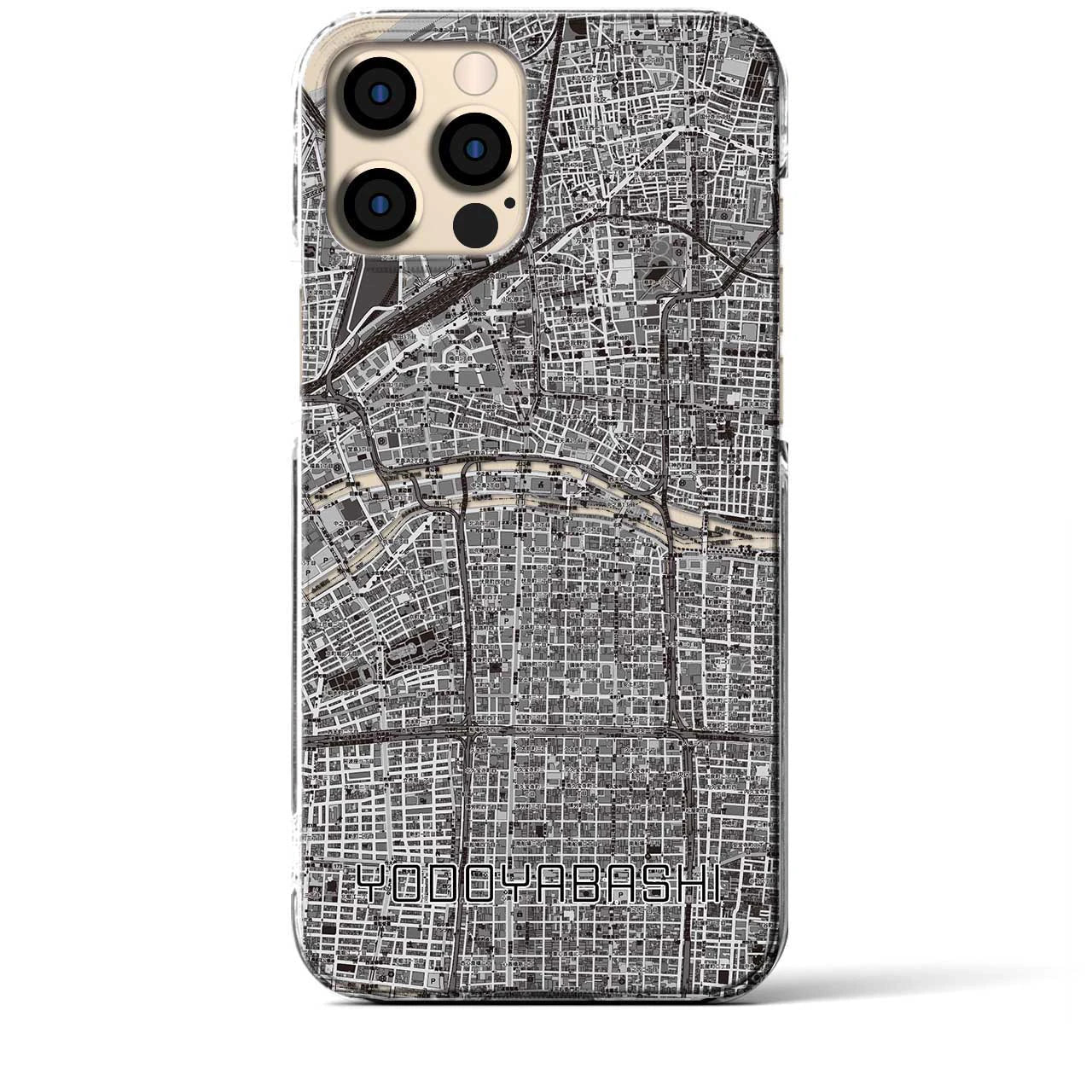 【淀屋橋(大阪府)】地図柄iPhoneケース(クリアタイプ)