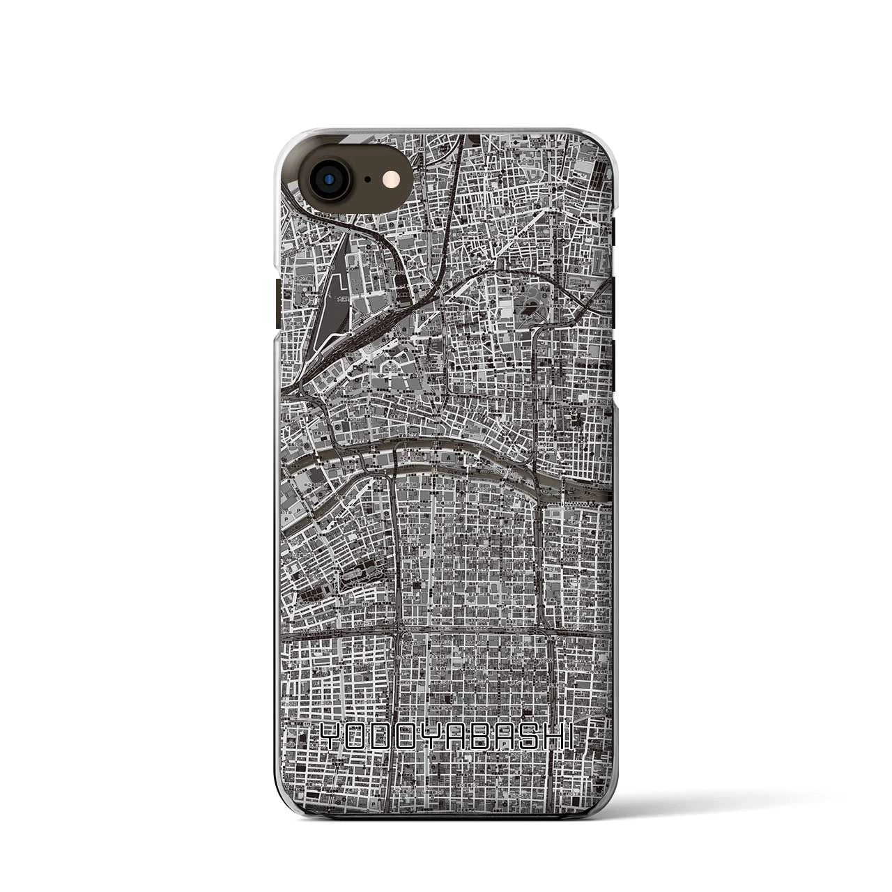 【淀屋橋(大阪府)】地図柄iPhoneケース(クリアタイプ)