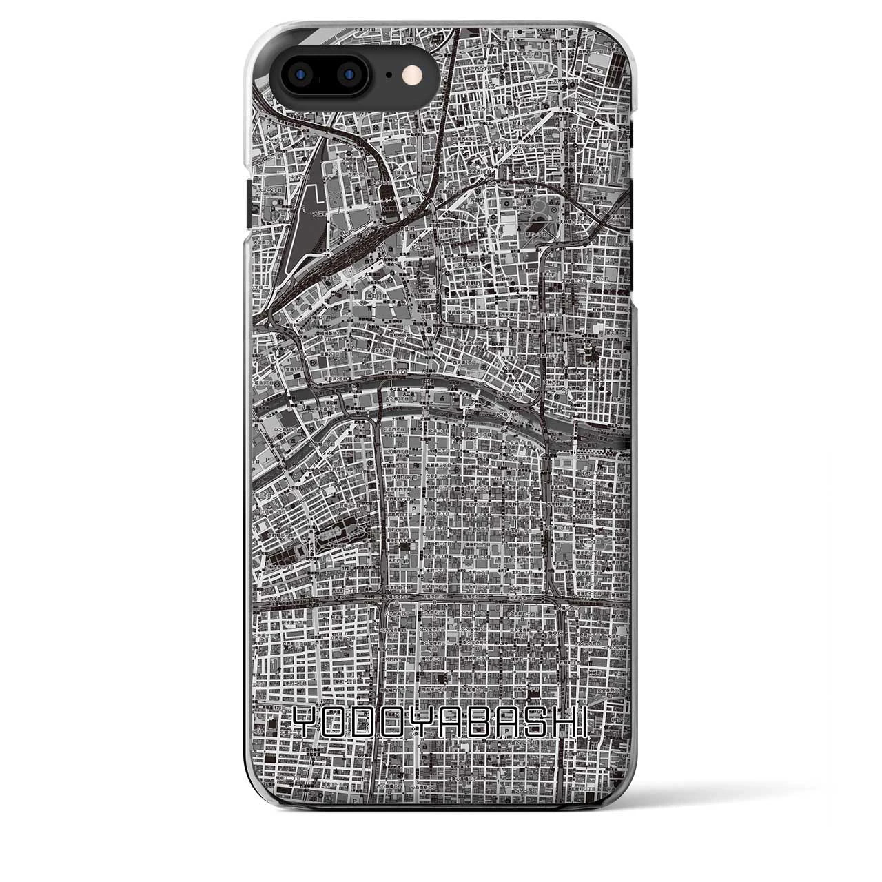【淀屋橋(大阪府)】地図柄iPhoneケース(クリアタイプ)