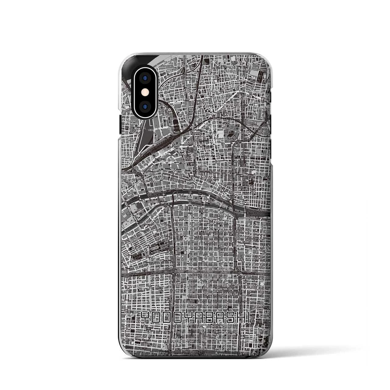 【淀屋橋(大阪府)】地図柄iPhoneケース(クリアタイプ)