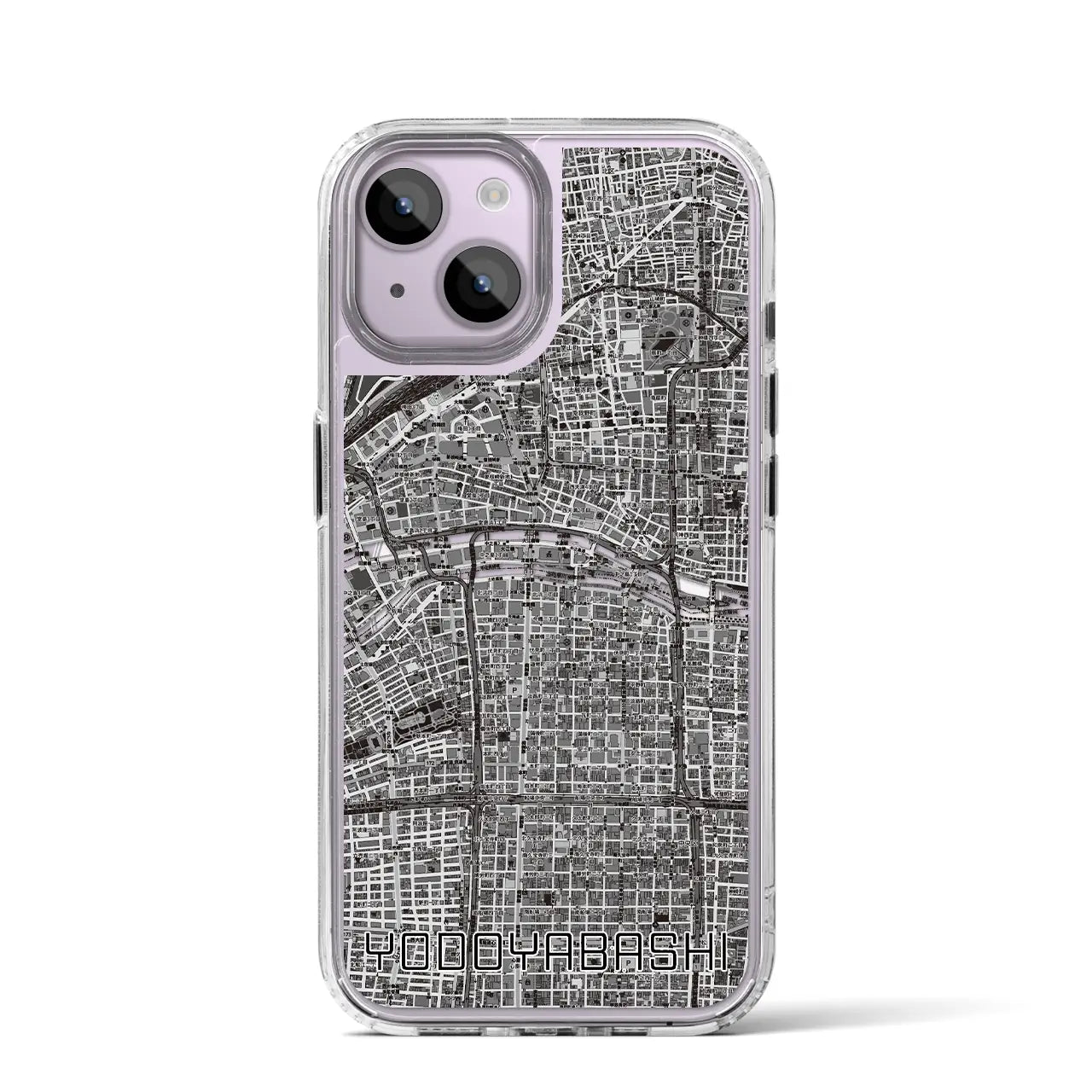 【淀屋橋(大阪府)】地図柄iPhoneケース(MagSafeタイプ)