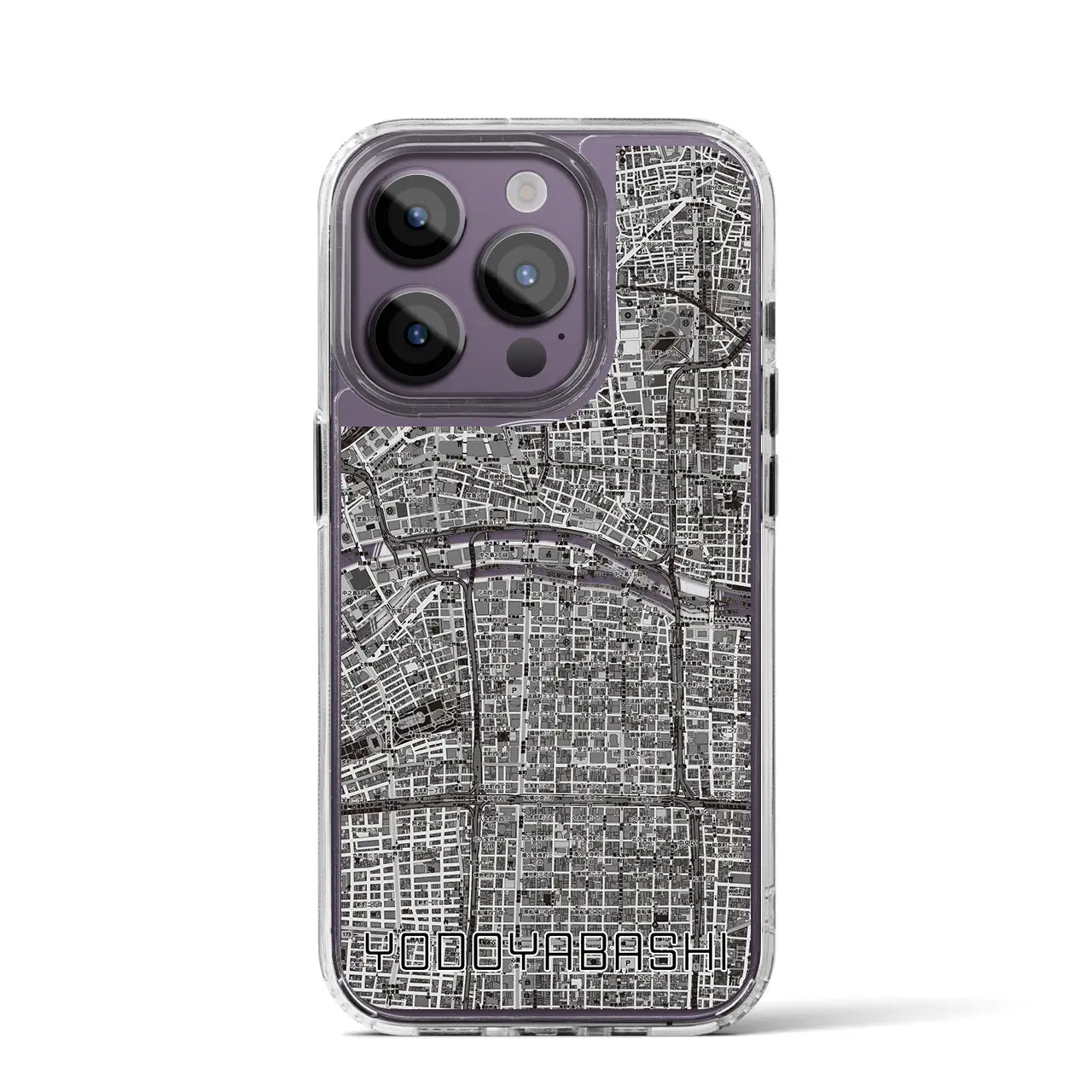 【淀屋橋(大阪府)】地図柄iPhoneケース(MagSafeタイプ)
