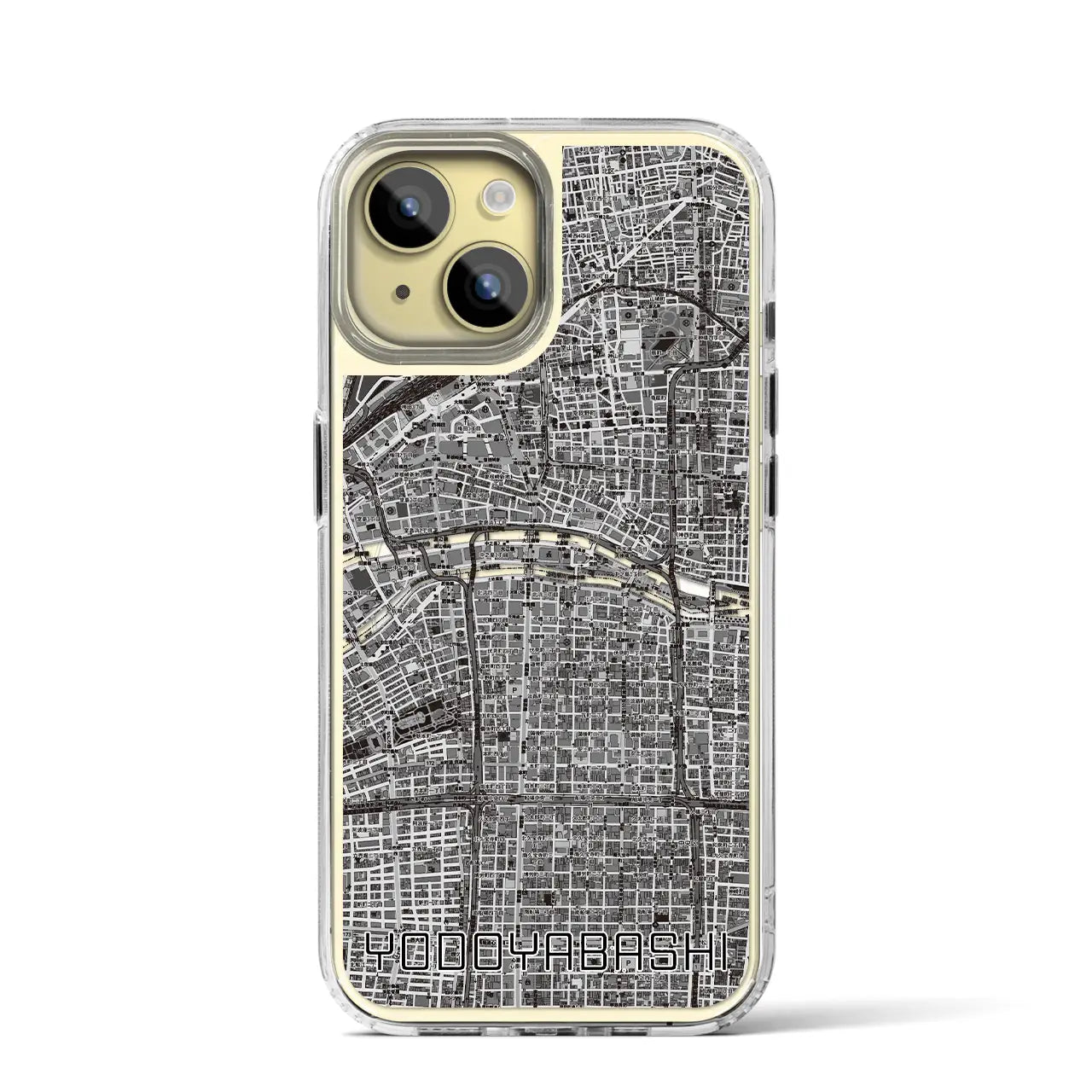【淀屋橋(大阪府)】地図柄iPhoneケース(MagSafeタイプ)
