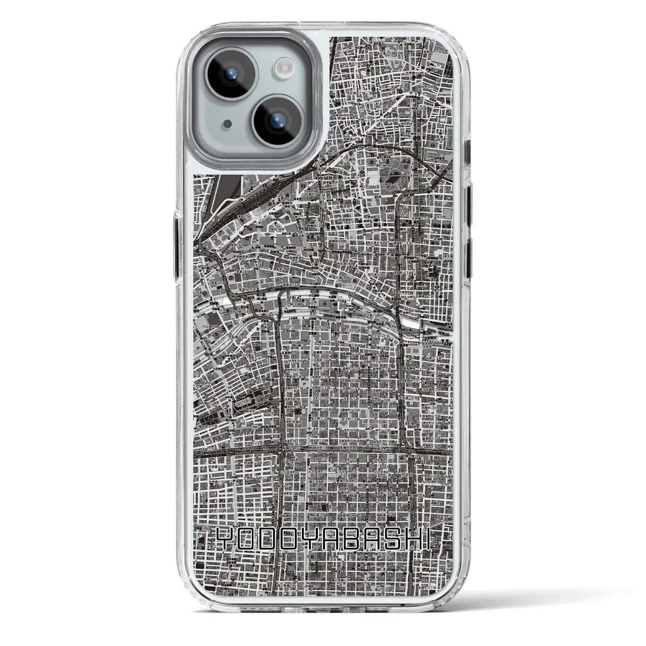 【淀屋橋(大阪府)】地図柄iPhoneケース(MagSafeタイプ)