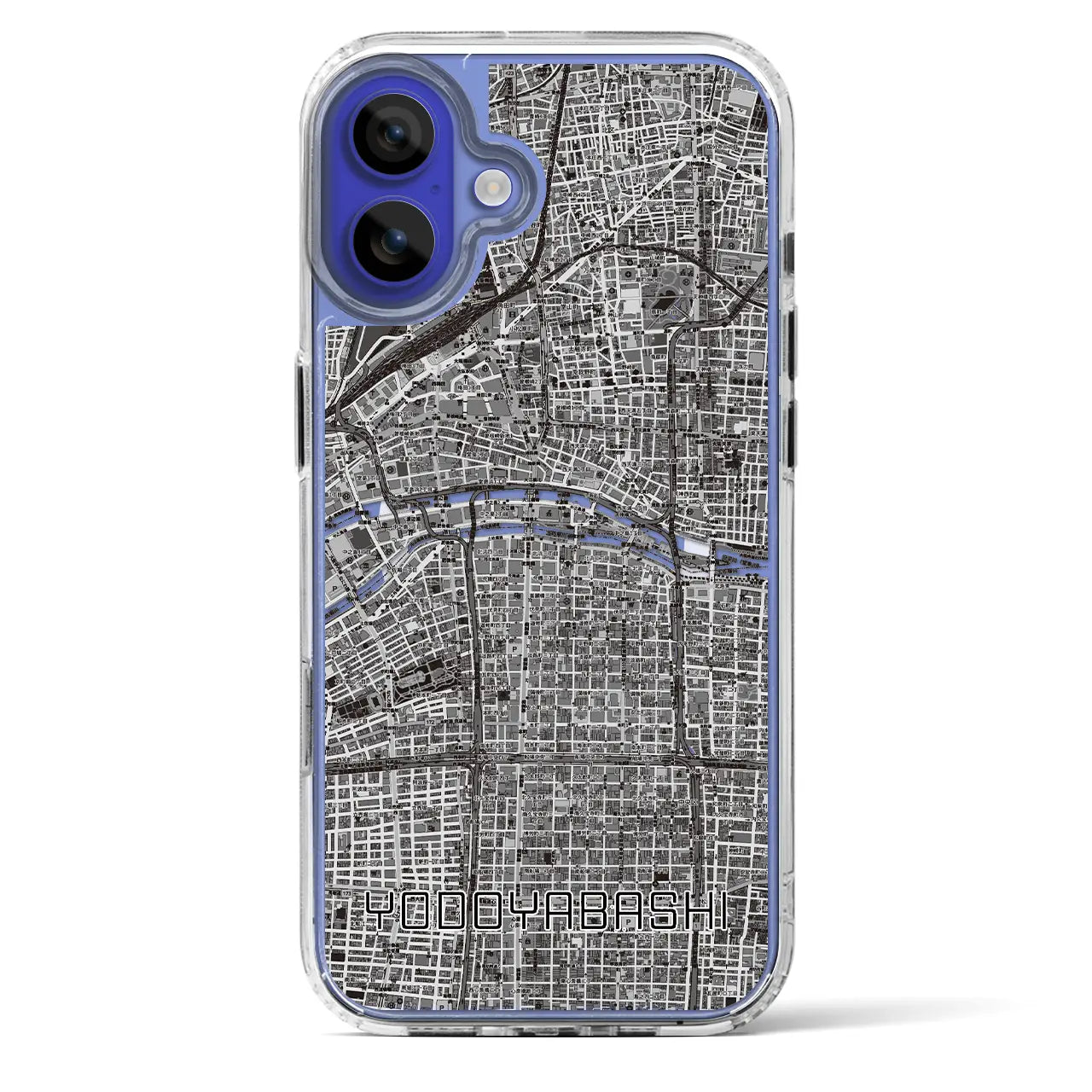 【淀屋橋(大阪府)】地図柄iPhoneケース(MagSafeタイプ)