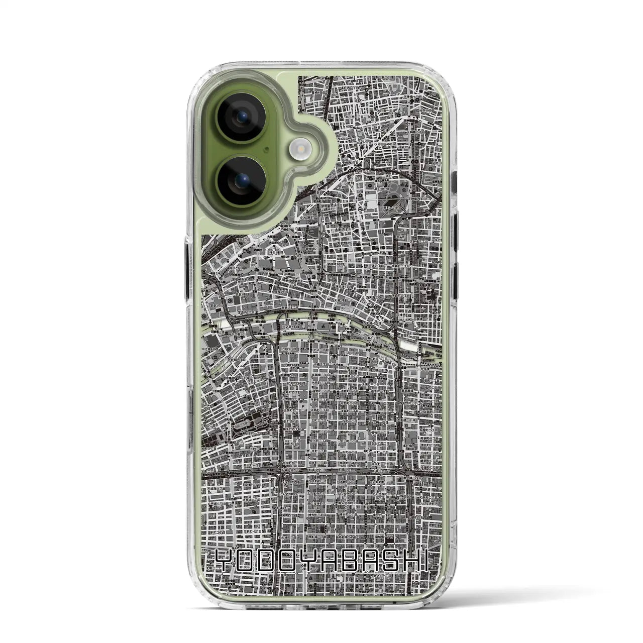 【淀屋橋(大阪府)】地図柄iPhoneケース(MagSafeタイプ)