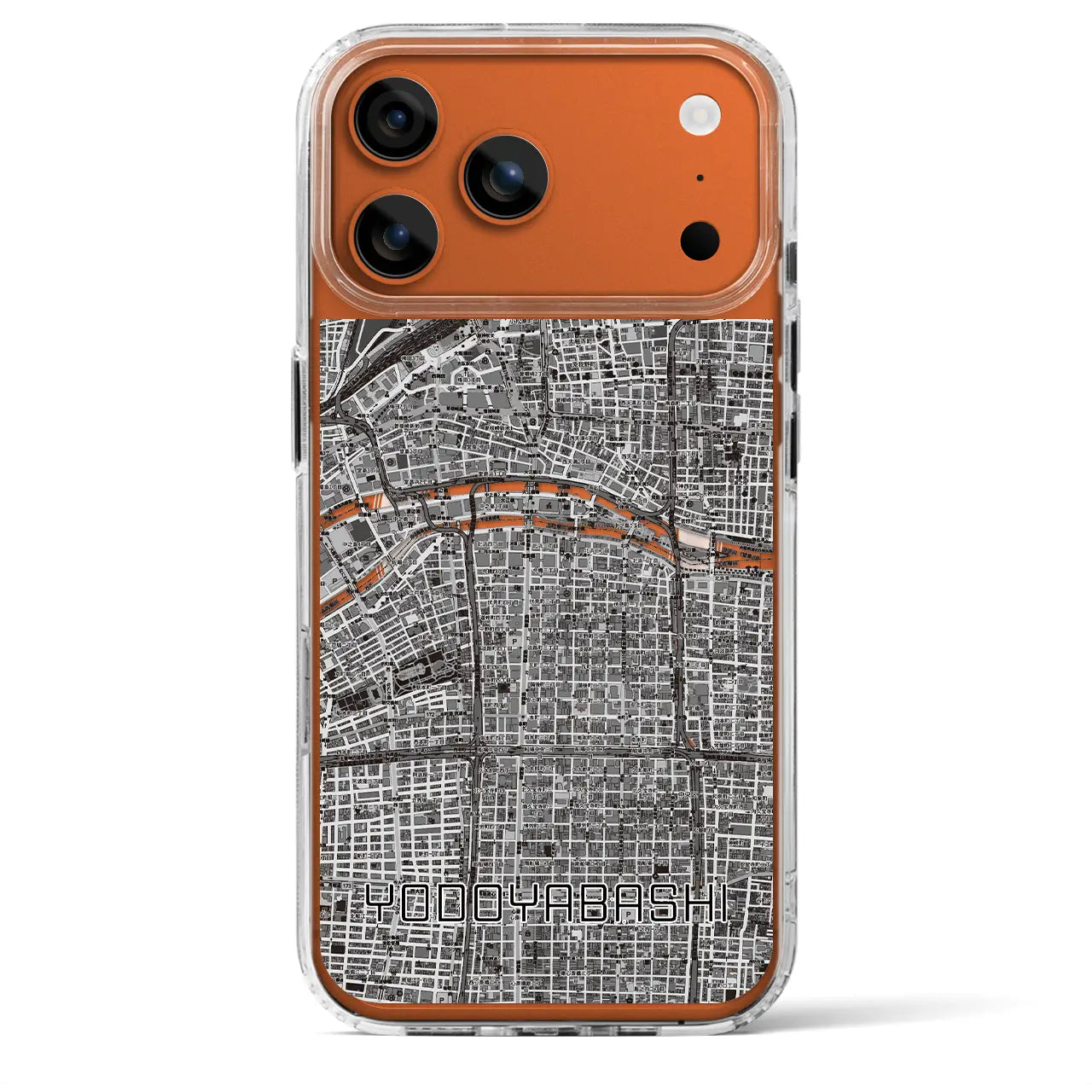 【淀屋橋(大阪府)】地図柄iPhoneケース(MagSafeタイプ)