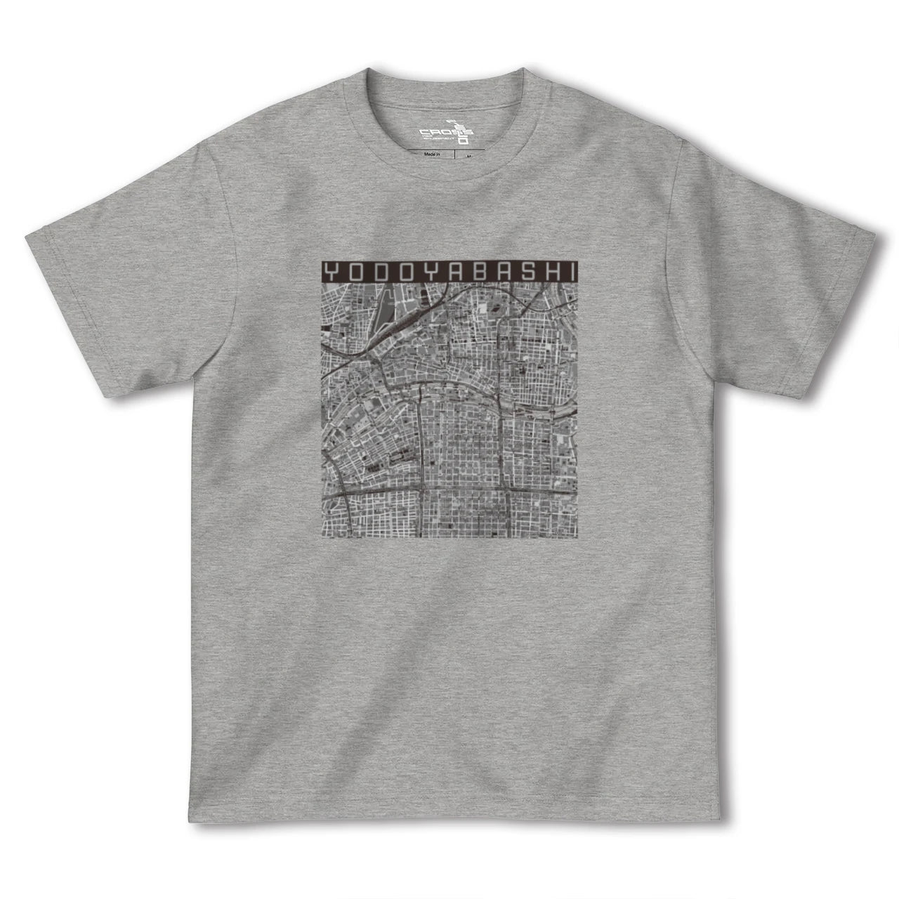 【淀屋橋(大阪府)】地図柄ヘビーウェイトTシャツ