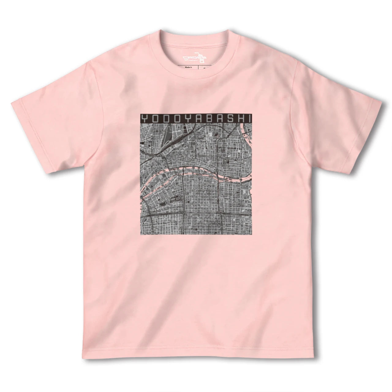 【淀屋橋(大阪府)】地図柄ヘビーウェイトTシャツ