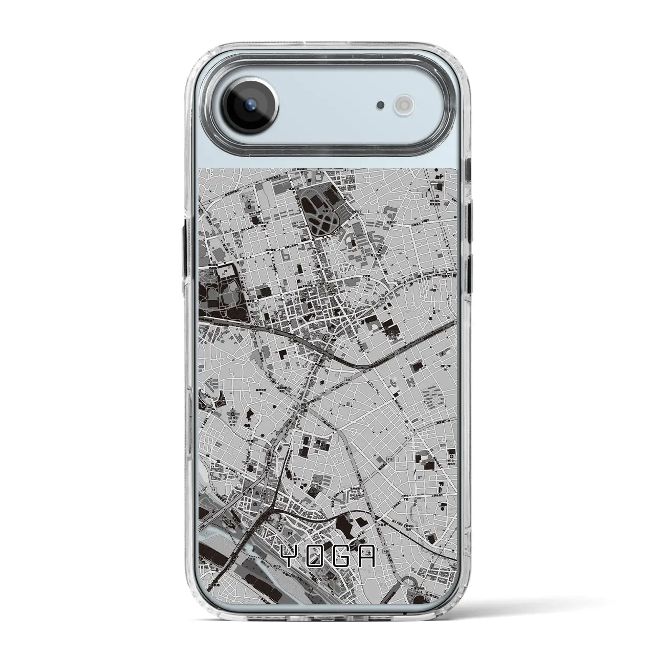 【用賀(東京都)】地図柄iPhoneケース(MagSafeタイプ)