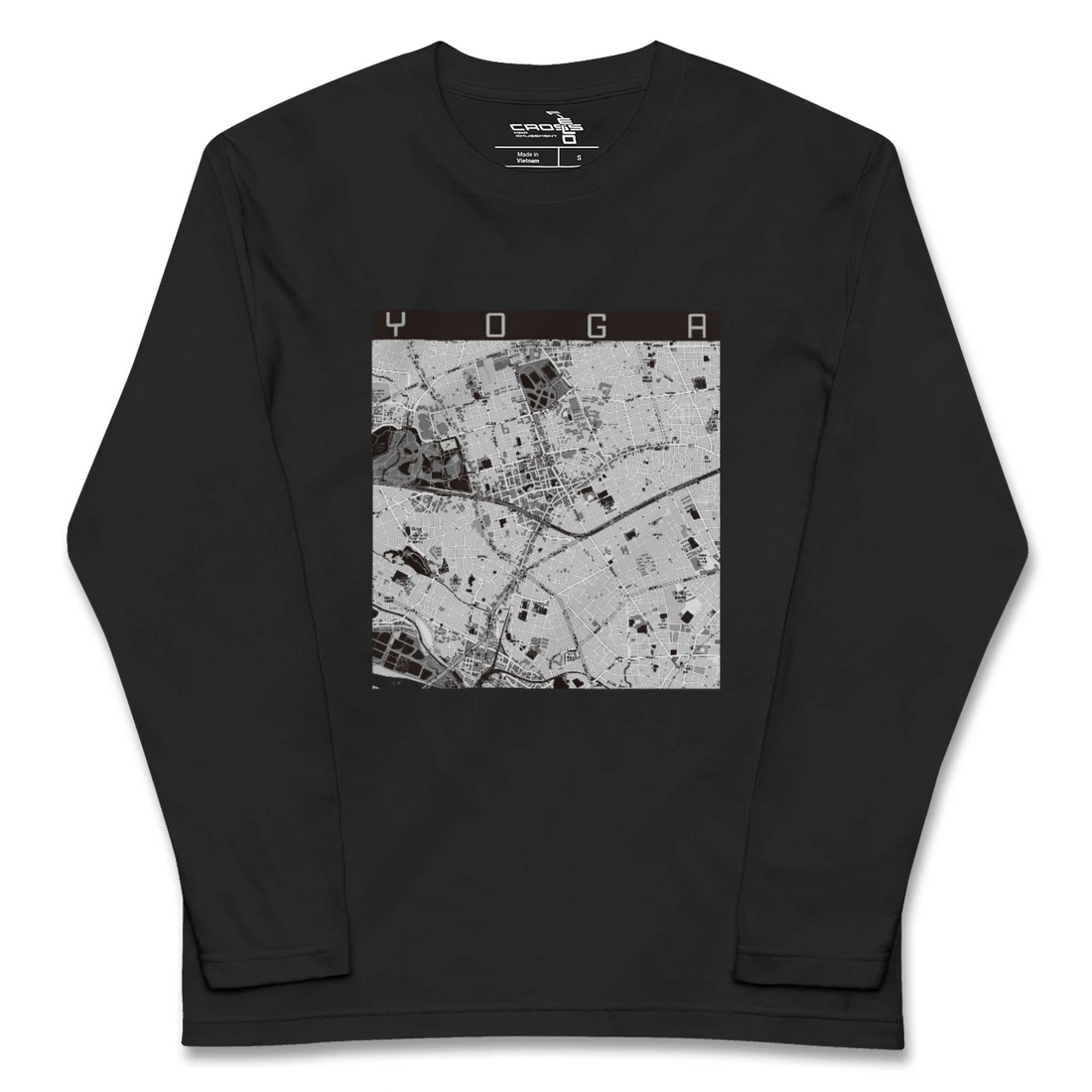 【用賀(東京都)】地図柄ロングスリーブTシャツ