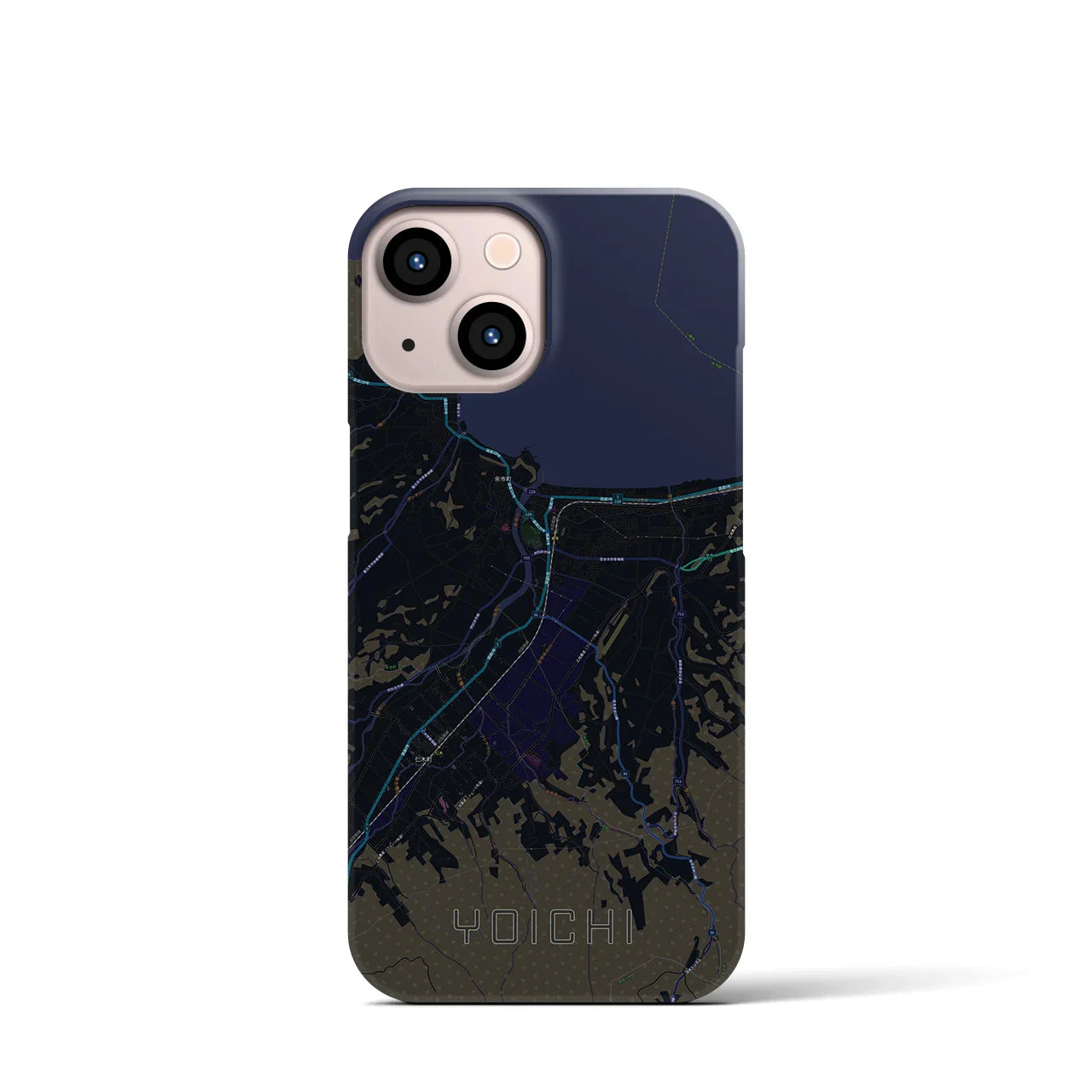 【余市(北海道)】地図柄iPhoneケース(バックカバータイプ)