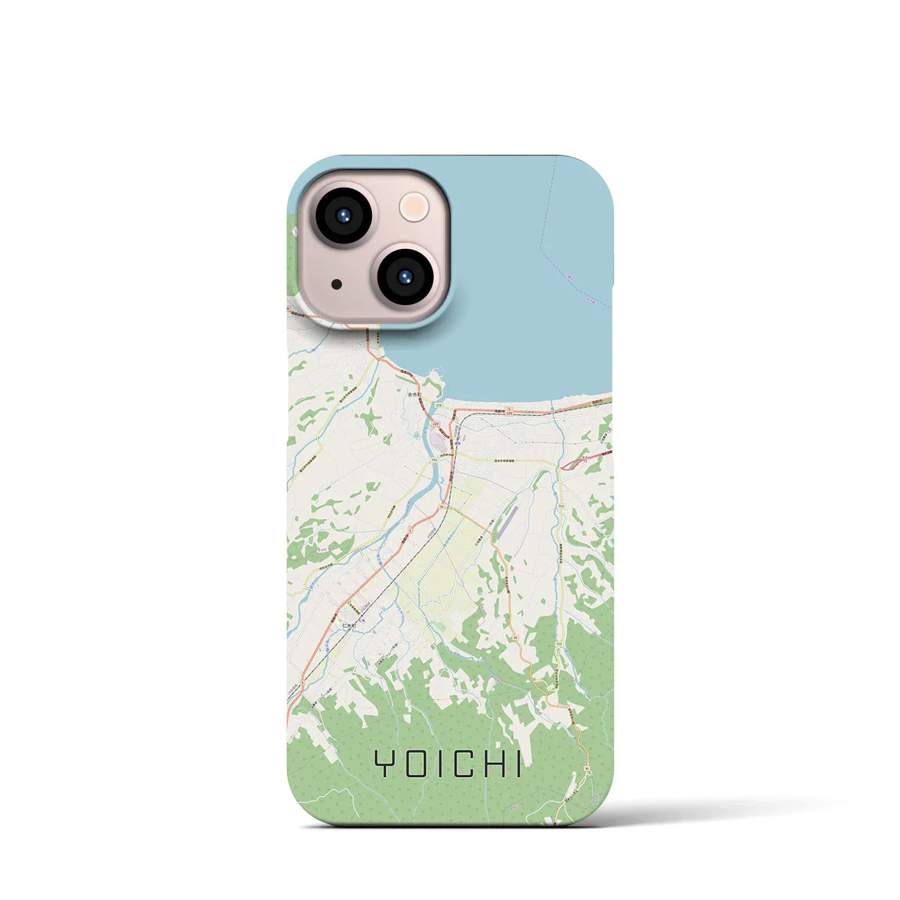 【余市(北海道)】地図柄iPhoneケース(バックカバータイプ)