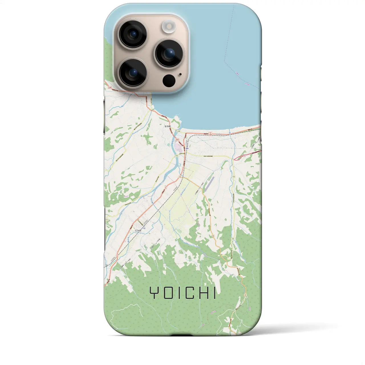 【余市(北海道)】地図柄iPhoneケース(バックカバータイプ)