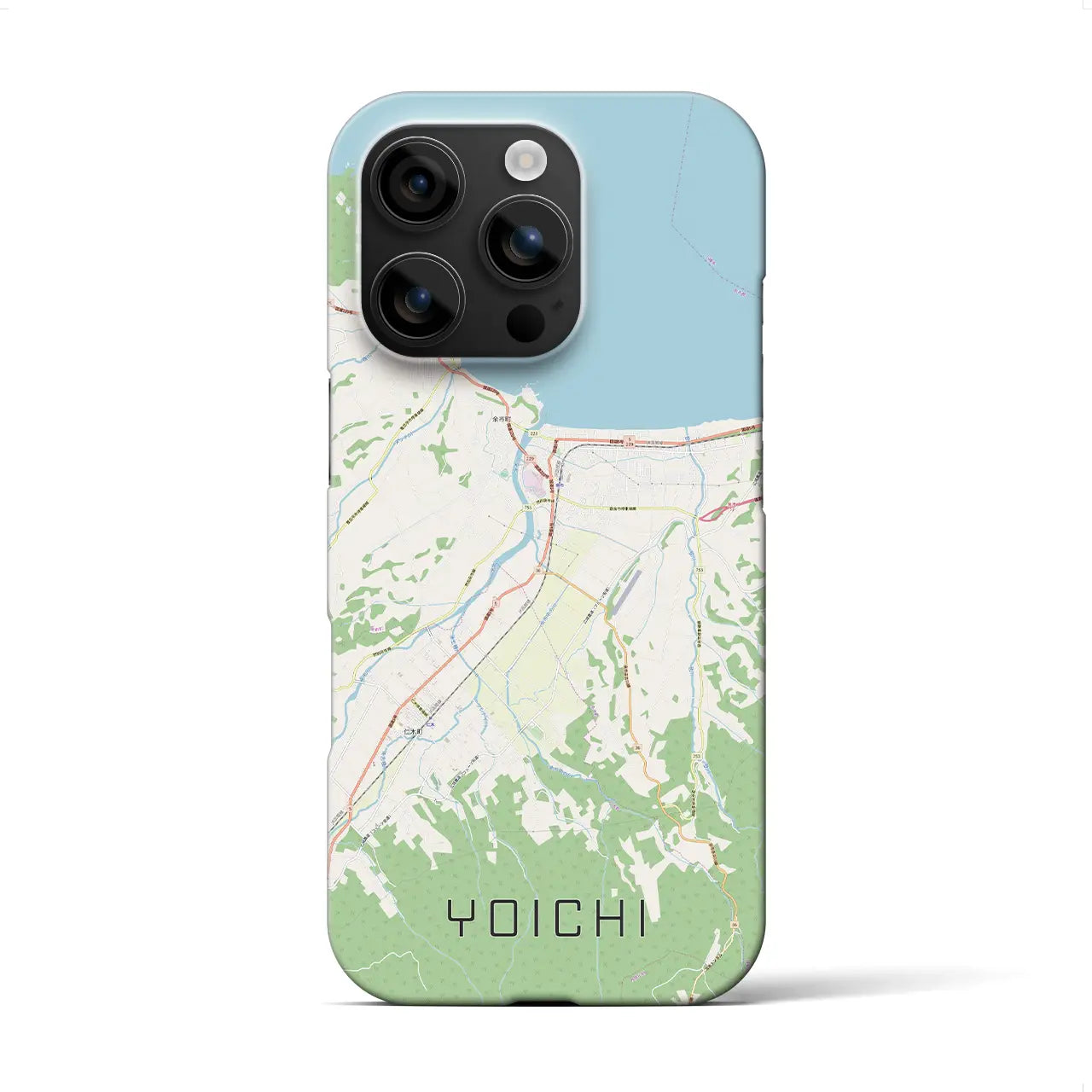 【余市(北海道)】地図柄iPhoneケース(バックカバータイプ)