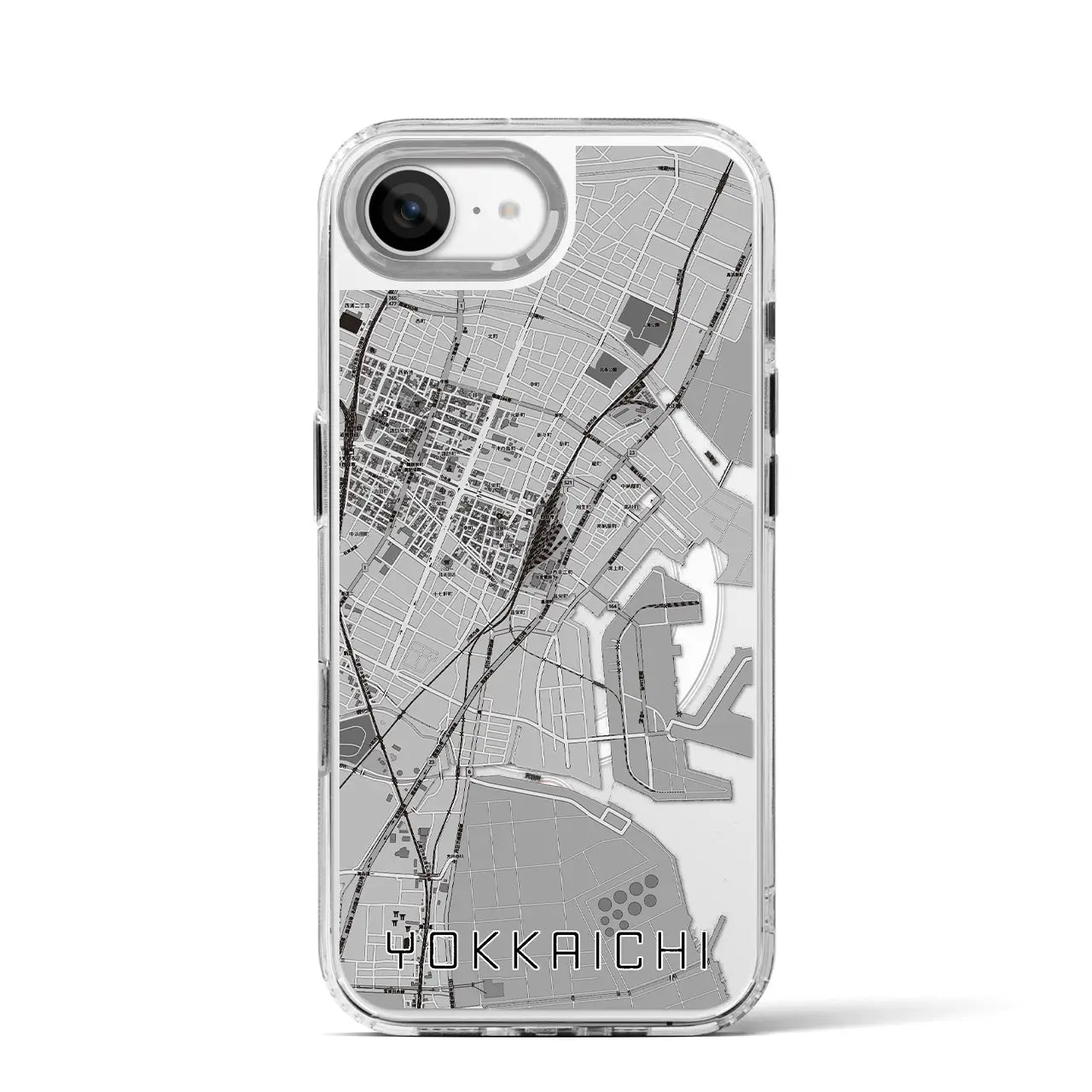 【四日市(三重県)】地図柄iPhoneケース(MagSafeタイプ)