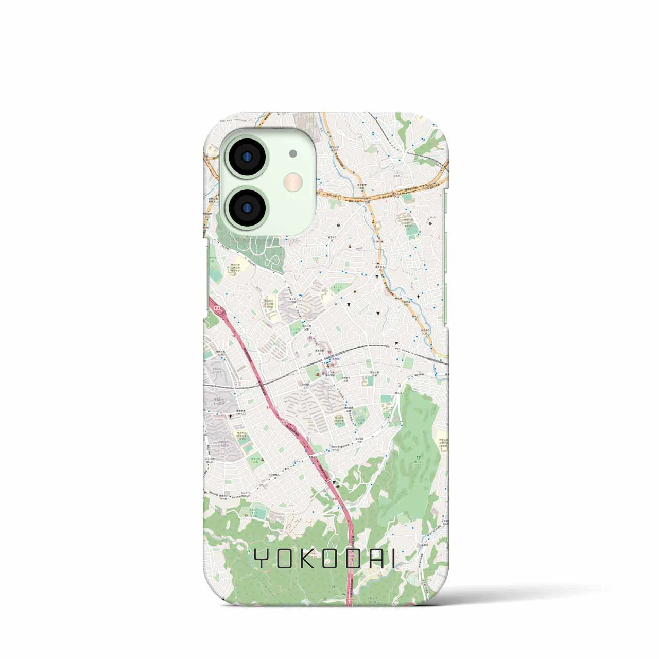 【洋光台(神奈川県)】地図柄iPhoneケース(バックカバータイプ)