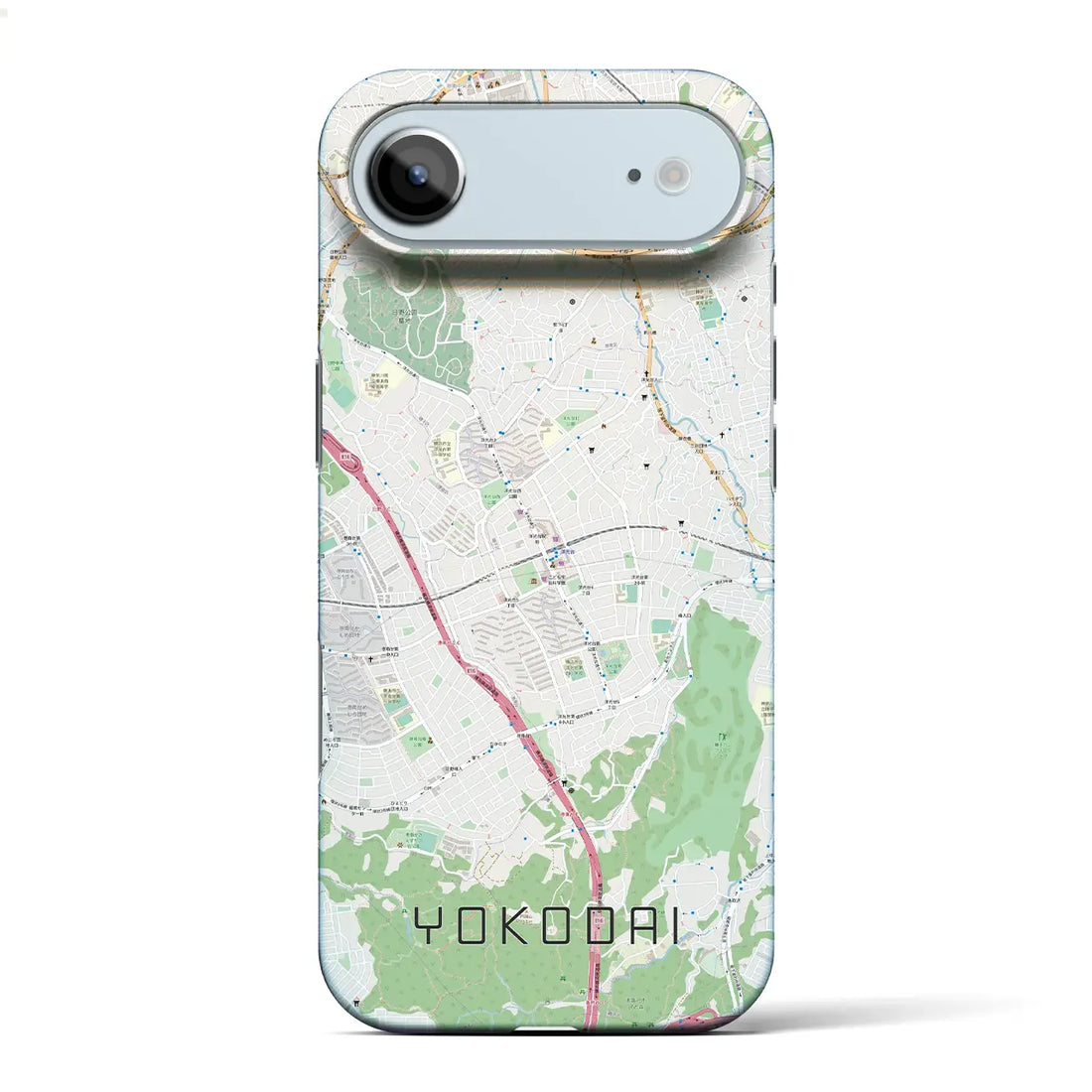 【洋光台(神奈川県)】地図柄iPhoneケース(バックカバータイプ)ナチュラル・iPhone 17 Pro Max 用