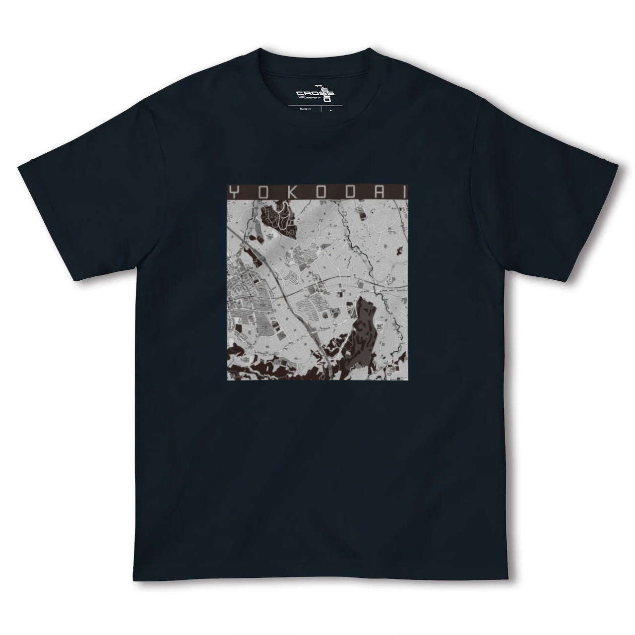 【洋光台(神奈川県)】地図柄ヘビーウェイトTシャツ