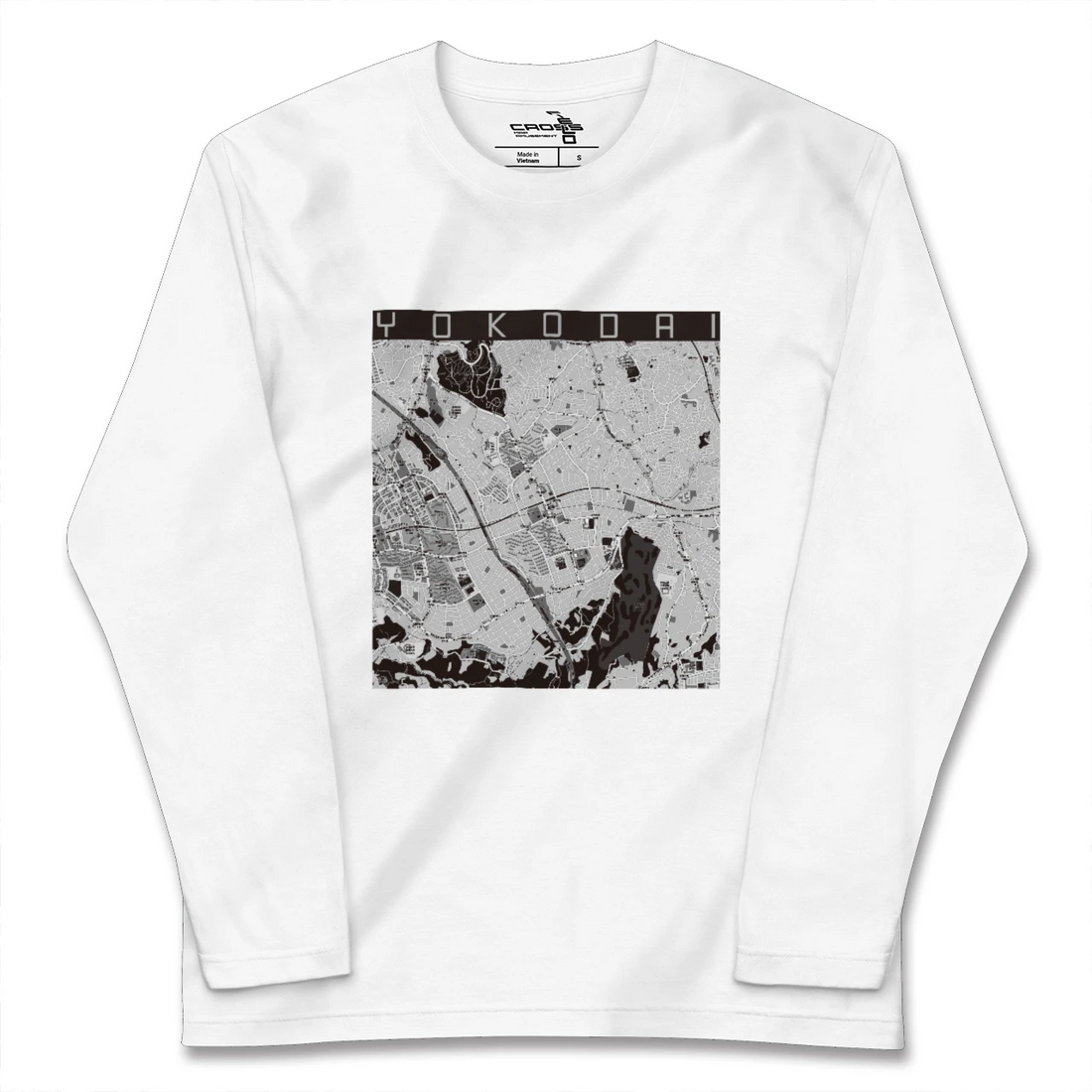 【洋光台(神奈川県)】地図柄ロングスリーブTシャツ