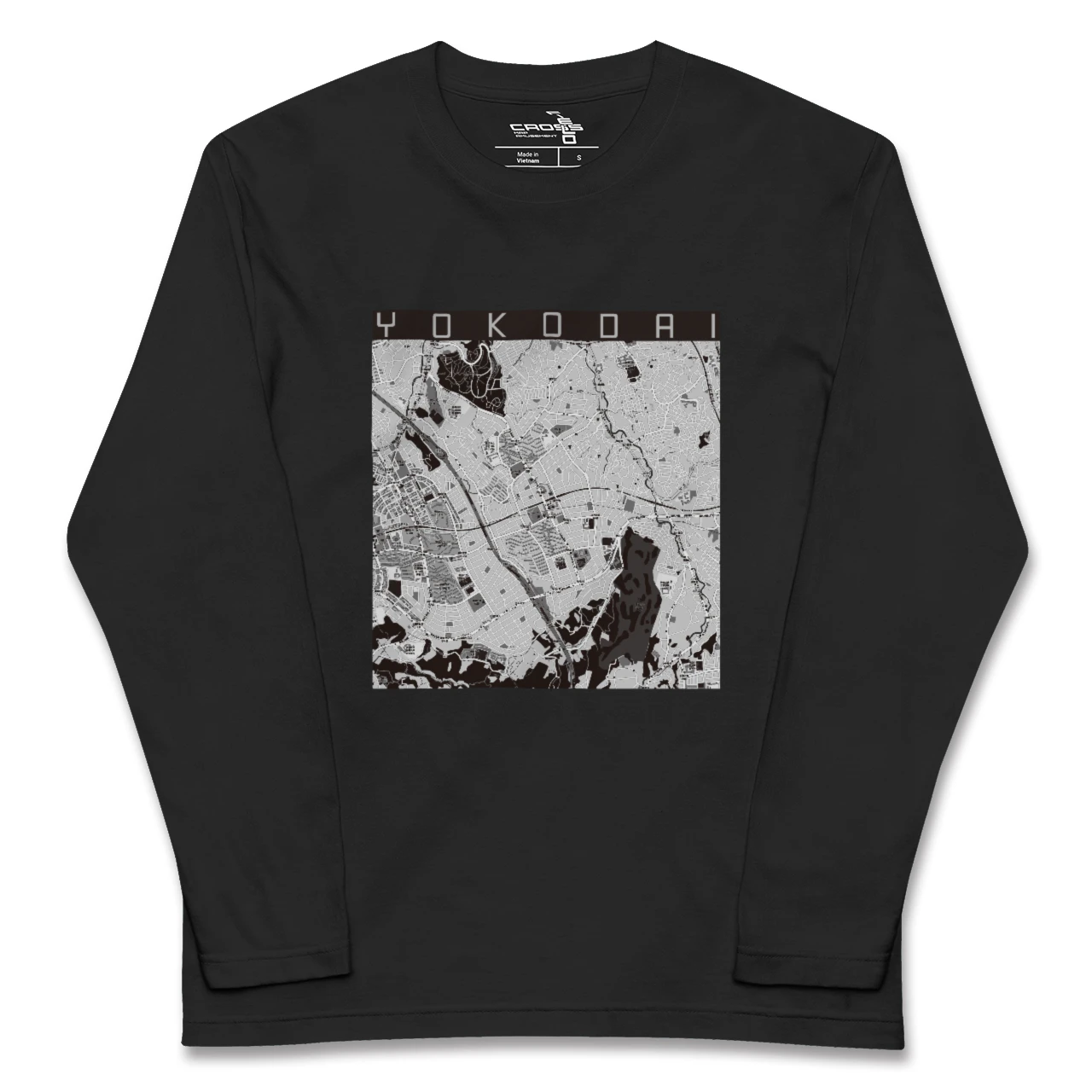 【洋光台(神奈川県)】地図柄ロングスリーブTシャツ