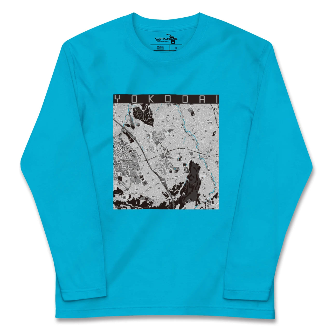 【洋光台(神奈川県)】地図柄ロングスリーブTシャツ